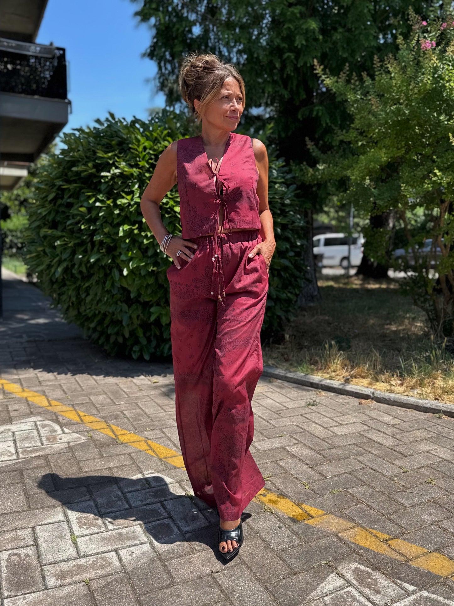 “PANTALONE IN COTONE” susy mix