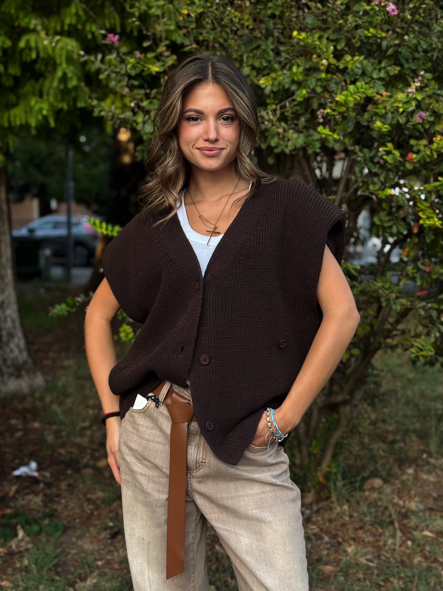 “GILET SMANICATO” Have one