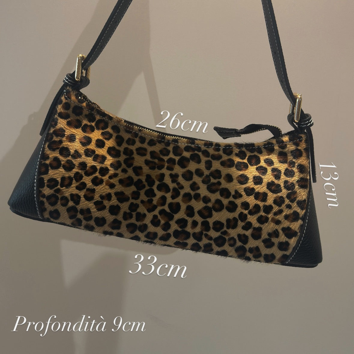 “BORSA MEZZALUNA PONY” Susy mix