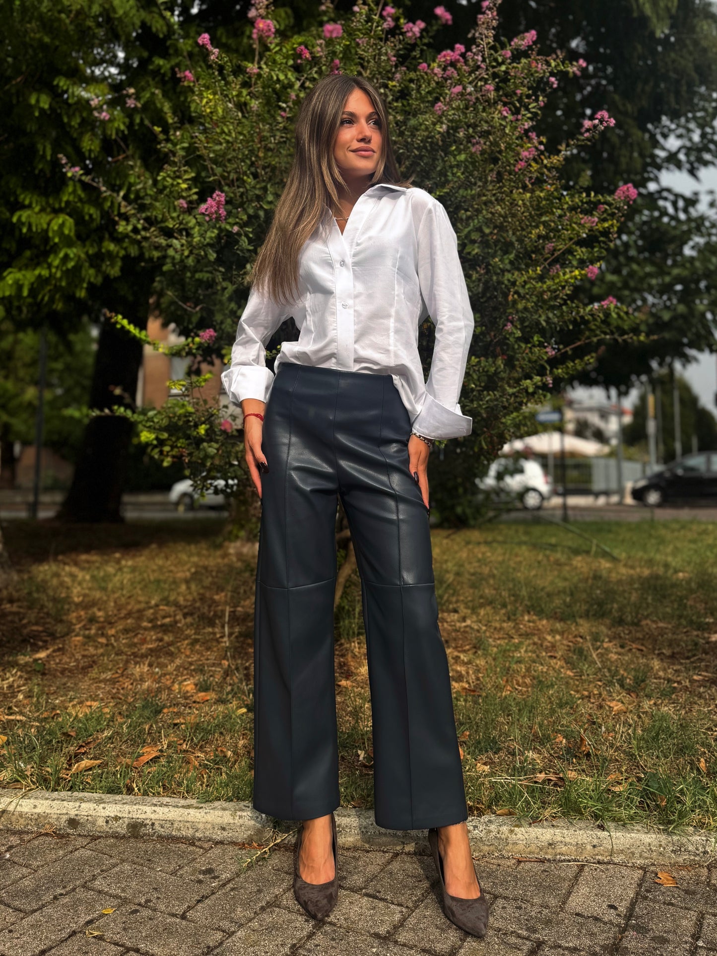 “PANTALONE DRITTO ECOPELLE” susy mix
