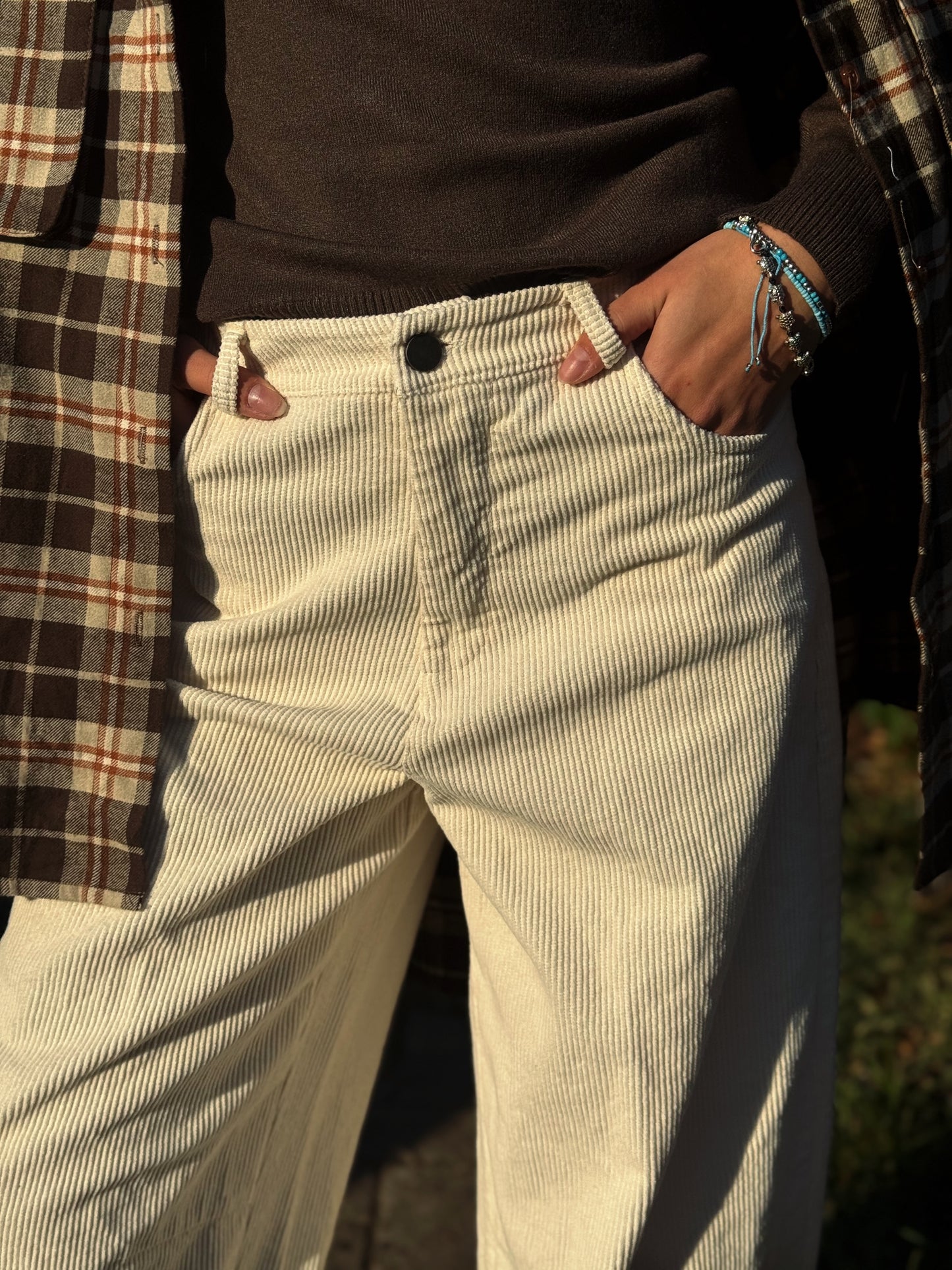 “PANTALONE BALOON VELLUTO” Kontatto