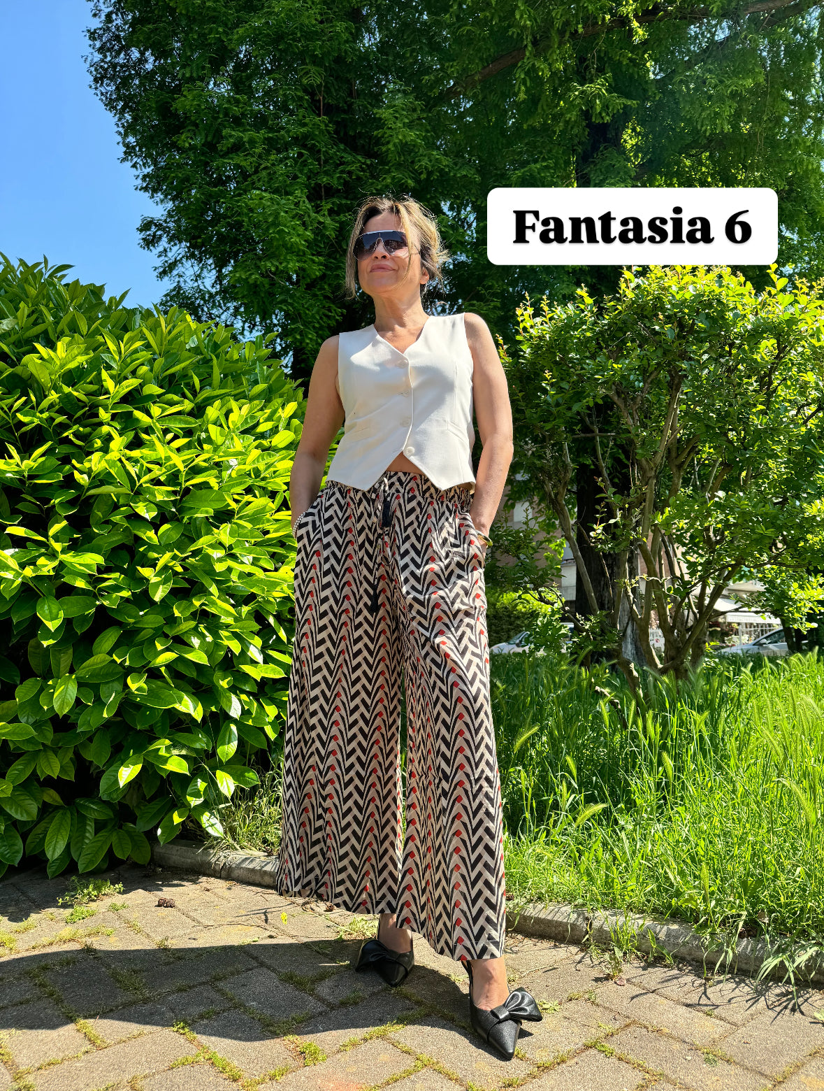 MOTIF CAPSULE- PANTALONE PALAZZO by baba