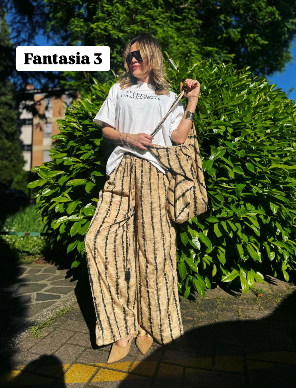 MOTIF CAPSULE- PANTALONE PALAZZO by baba