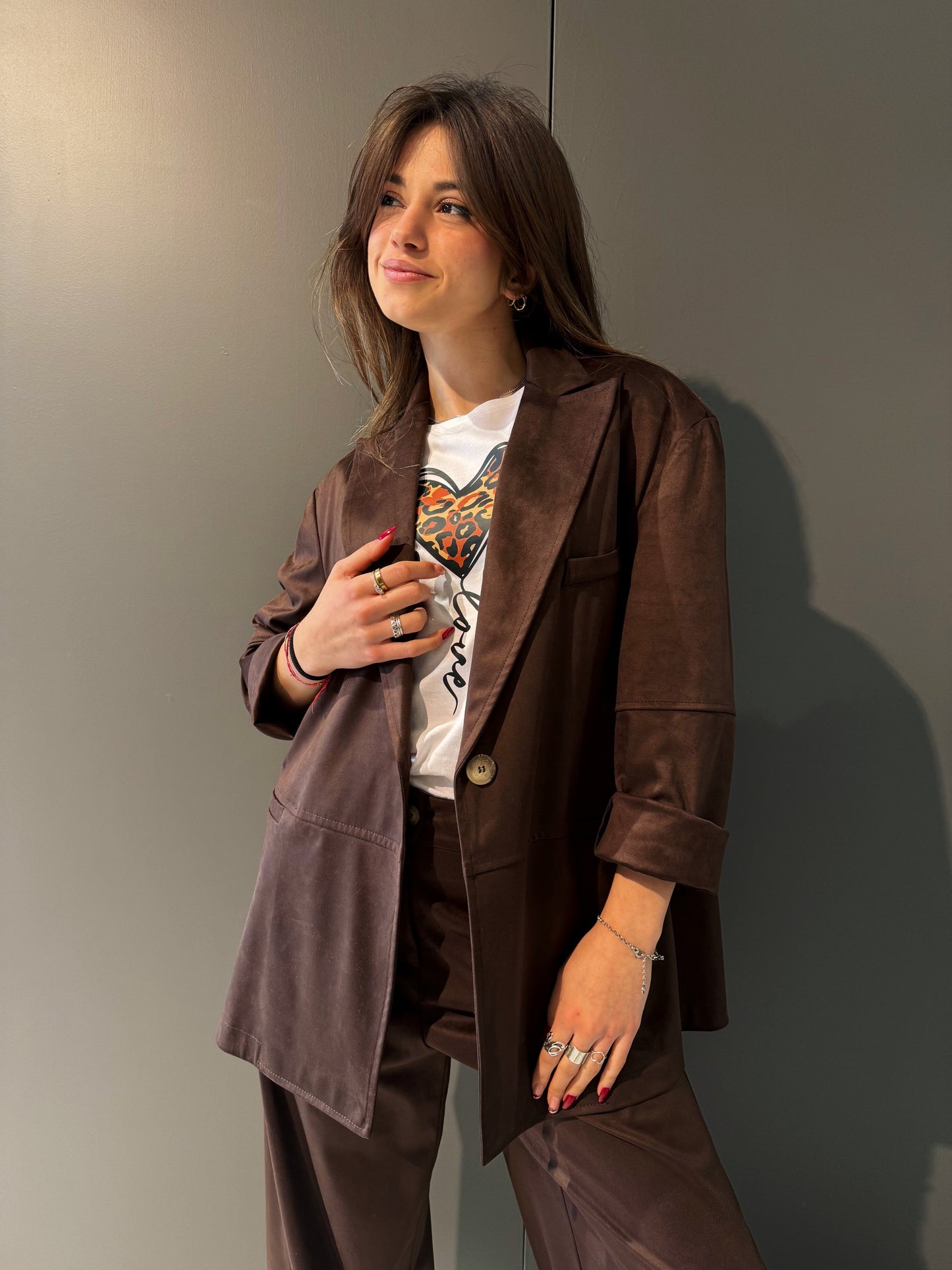 KONTATTO- PANTALONE SUEDE