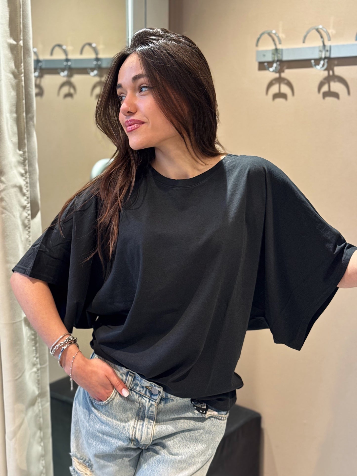 “T-SHIRT MANICA KIMONO” Kontatto