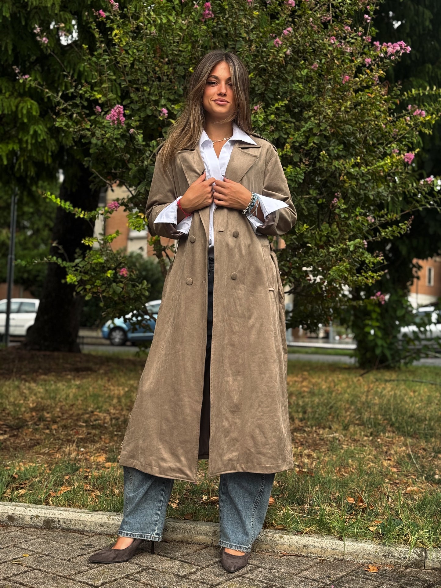 “TRENCH SCAMOSCIATO” susy mix