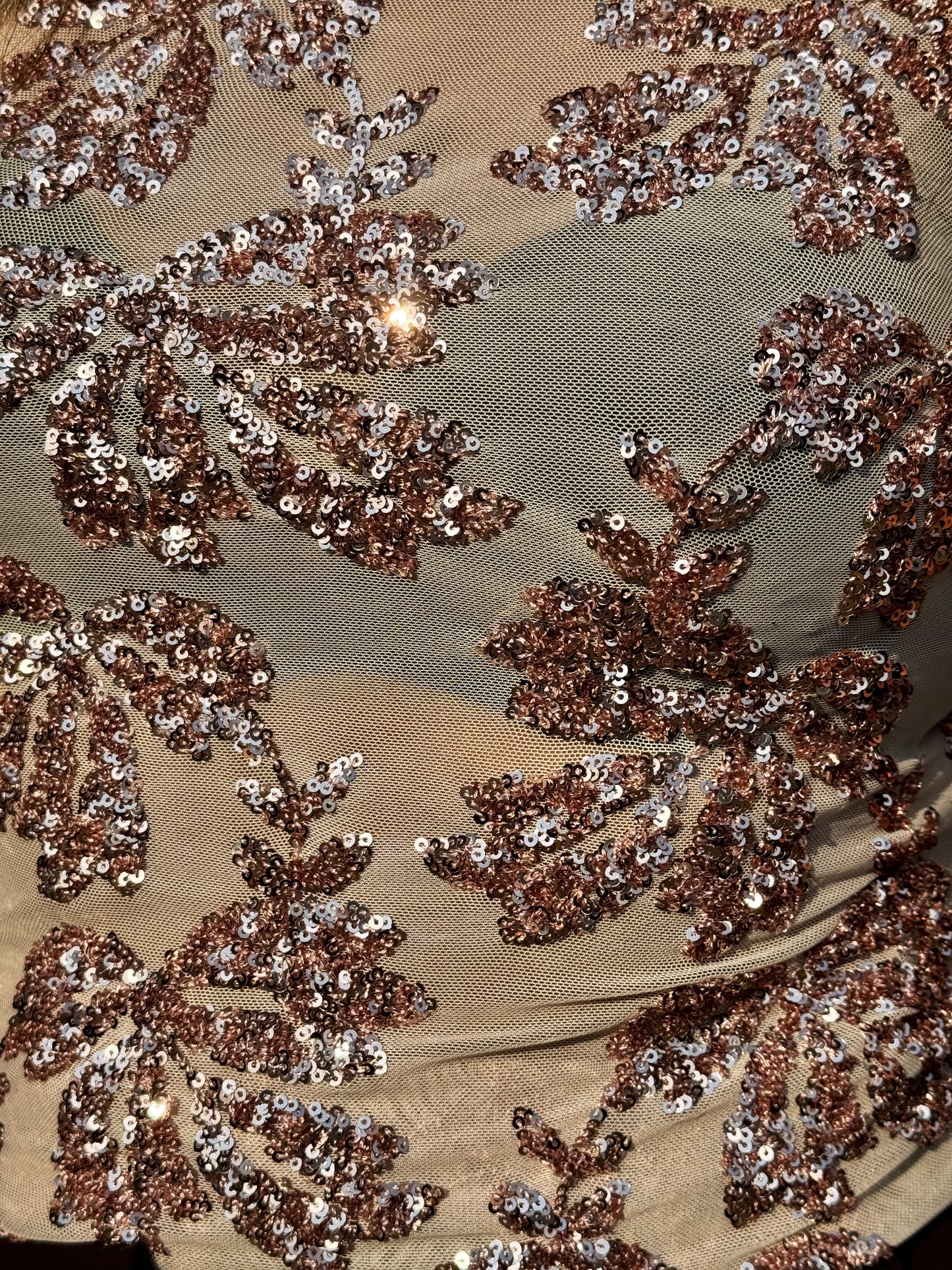 “CANOTTA PAILLETTES E TULLE” susy mix