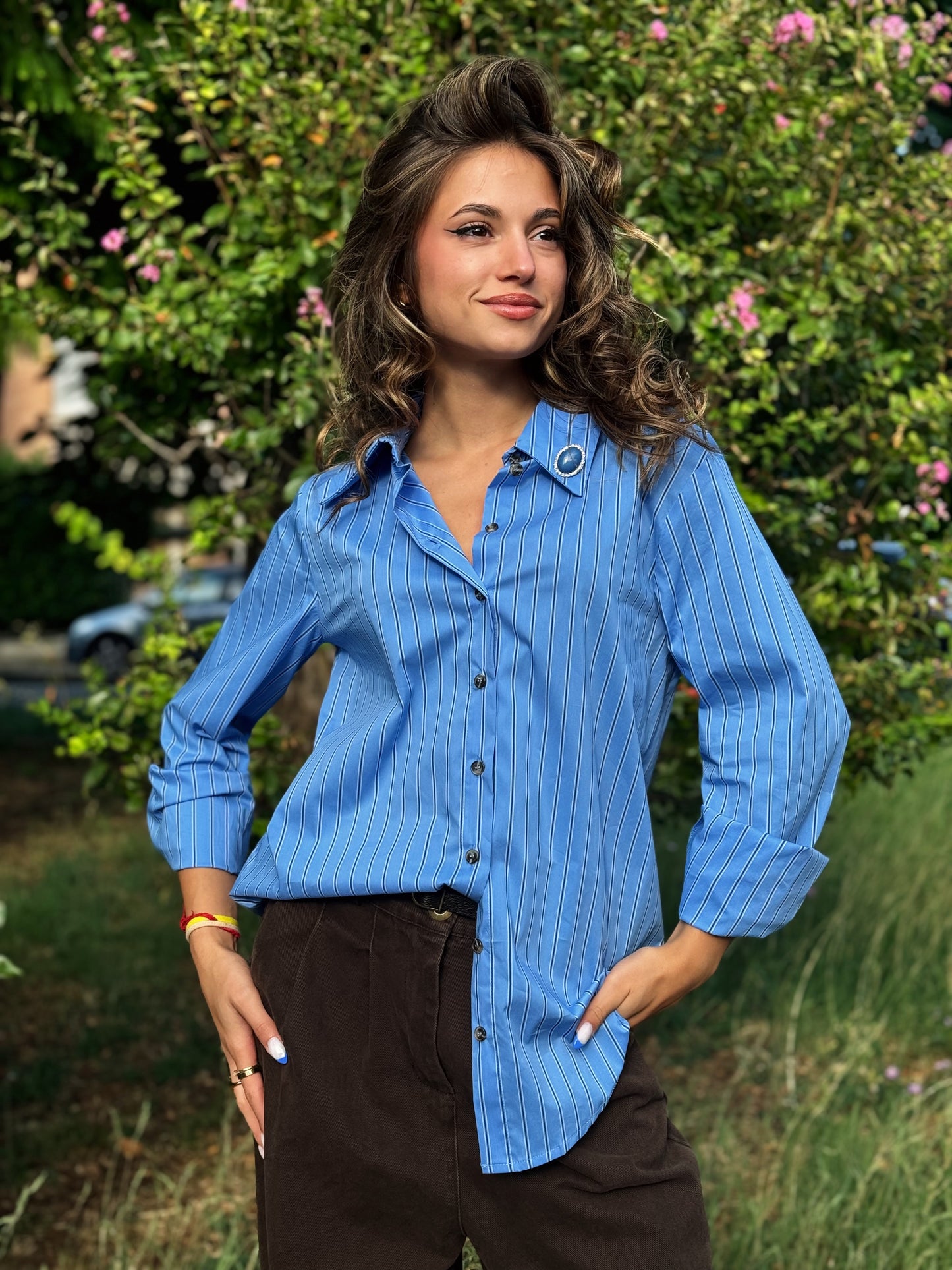 “CAMICIA GESSATA MORO” Susy mix
