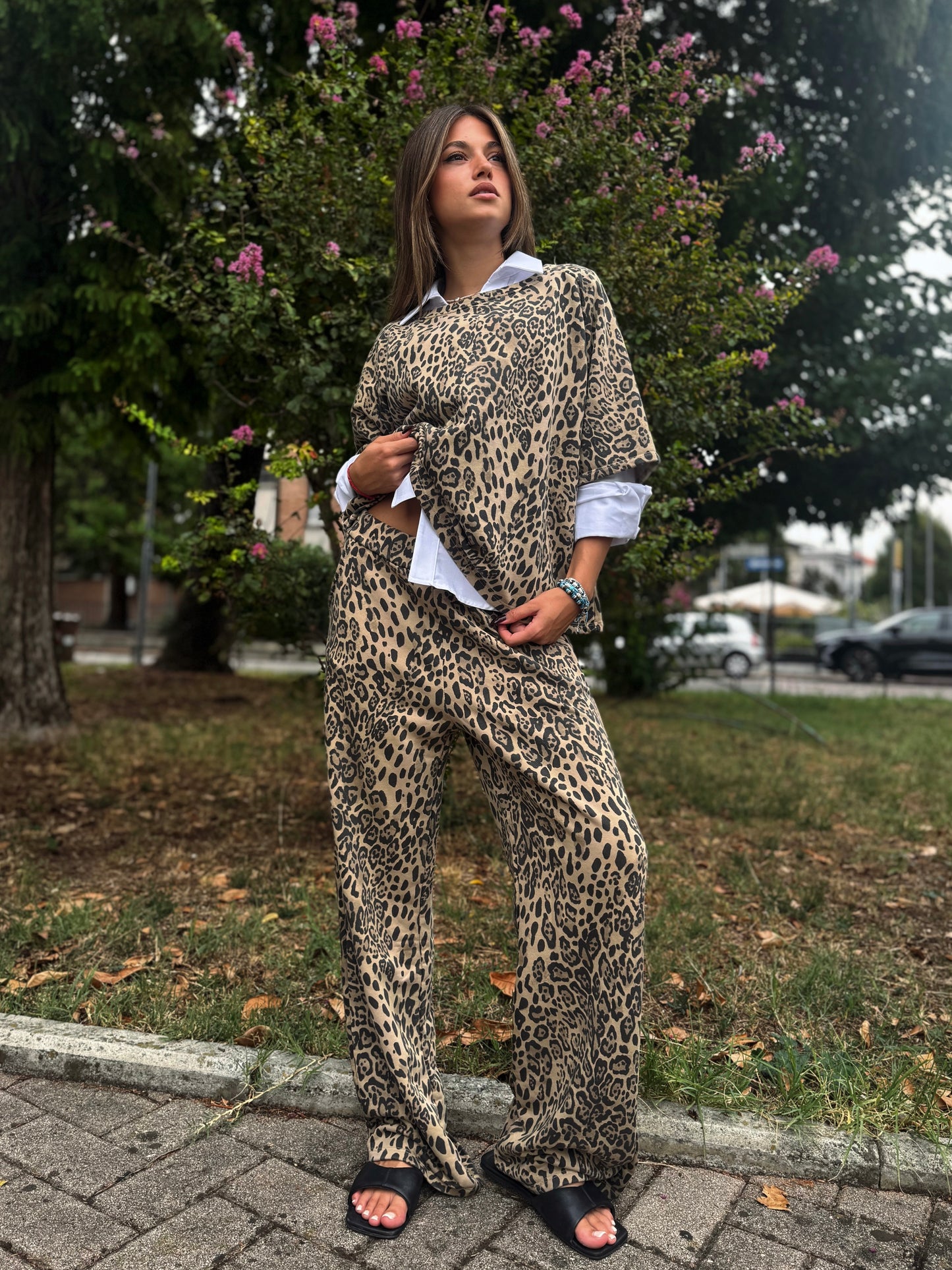 “PANTALONE PALAZZO SAFARI” susy mix