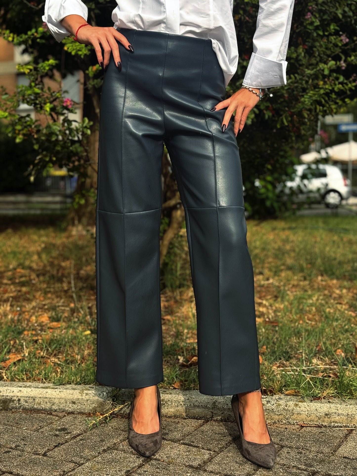 “PANTALONE DRITTO ECOPELLE” susy mix
