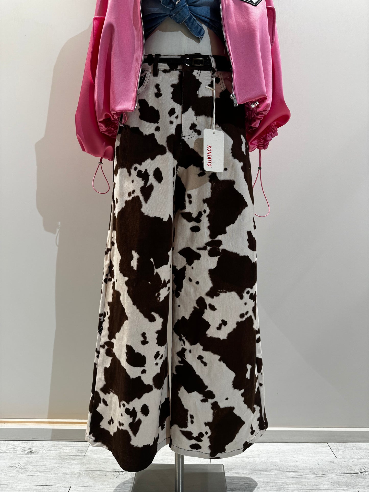 KONTATTO- PANTALONE COW