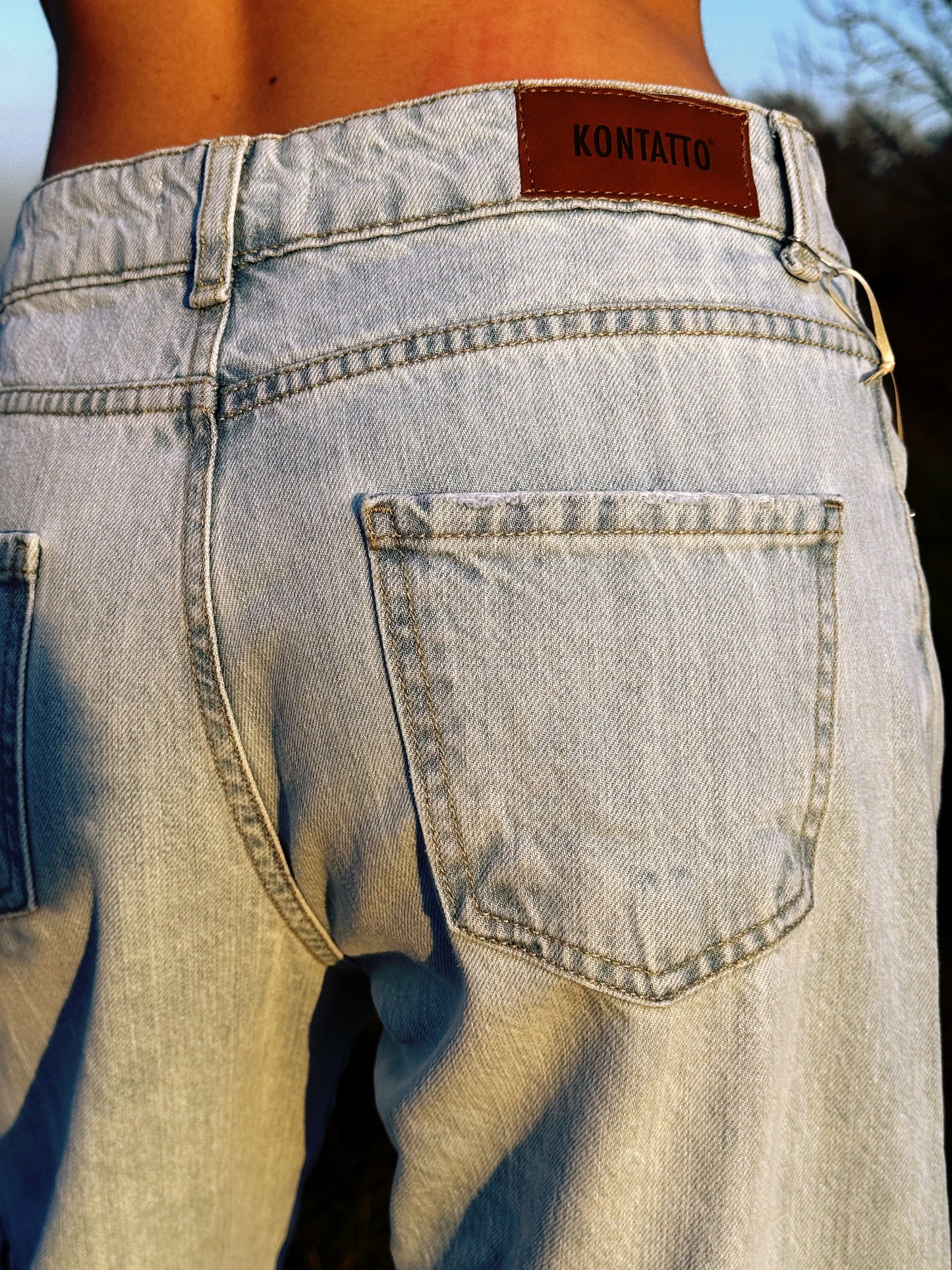 KONTATTO- JEANS MODELLO CARGO