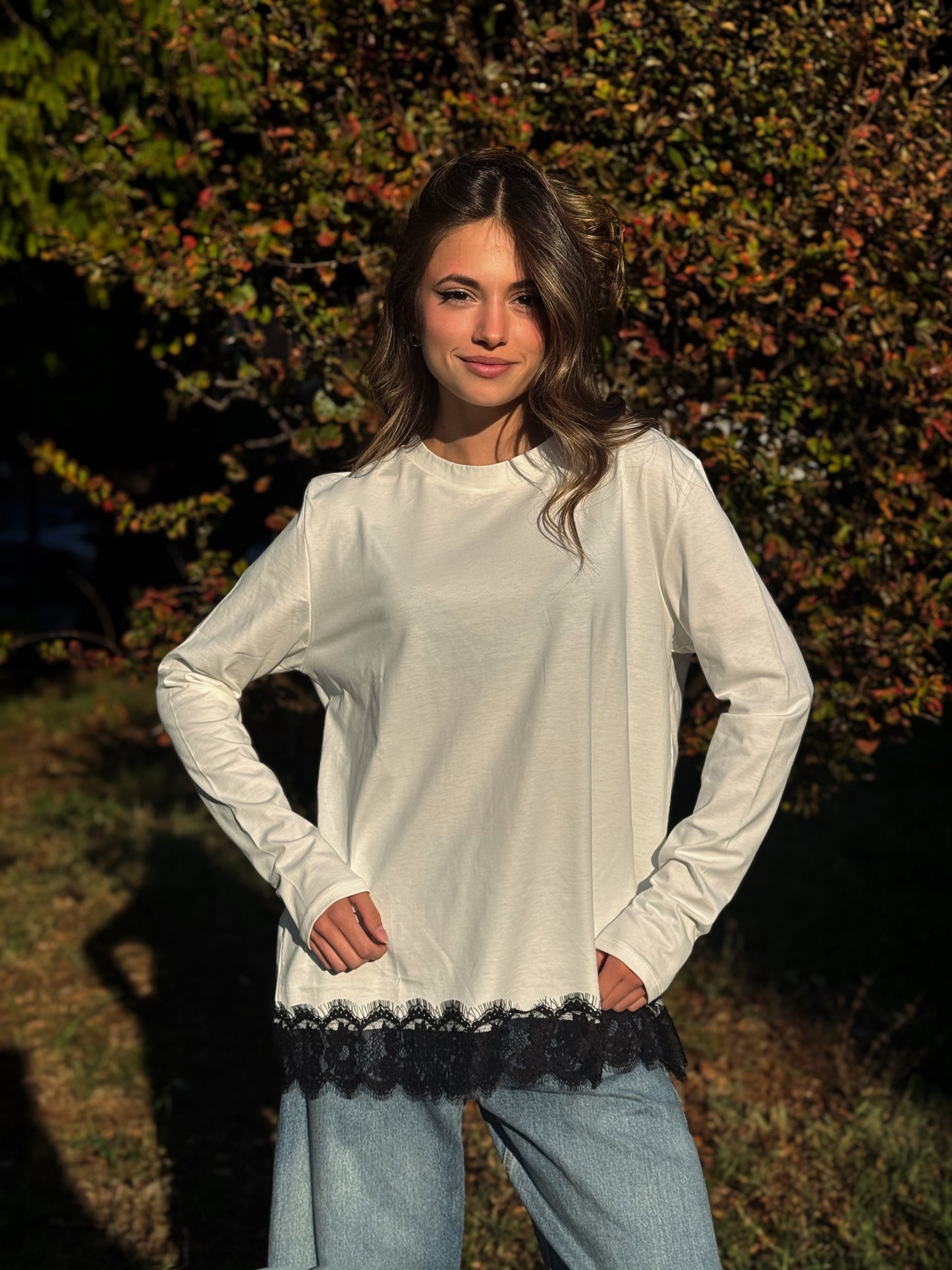 “MAGLIA CON PIZZO” susy mix
