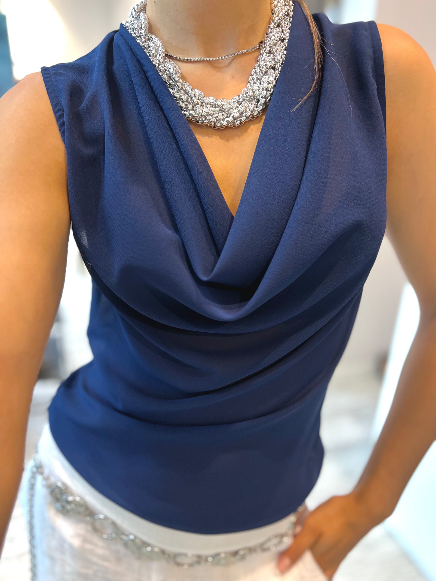 KONTATTO- BLUSA SCOLLO GRONDA