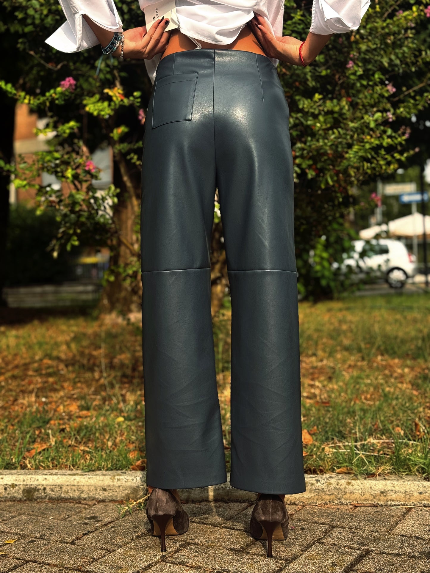 “PANTALONE DRITTO ECOPELLE” susy mix