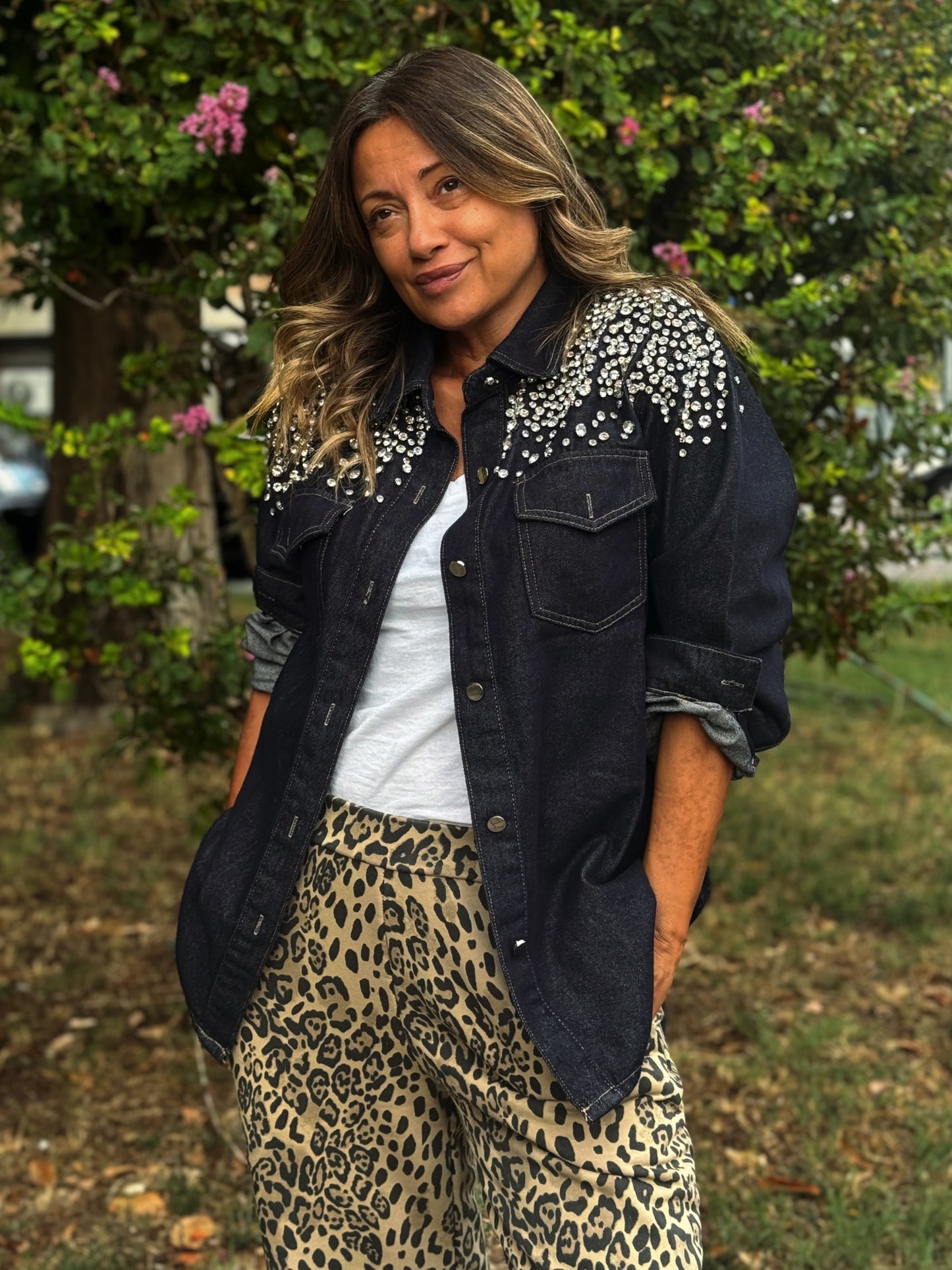 “CAMICIA CON STRASS” susy mix