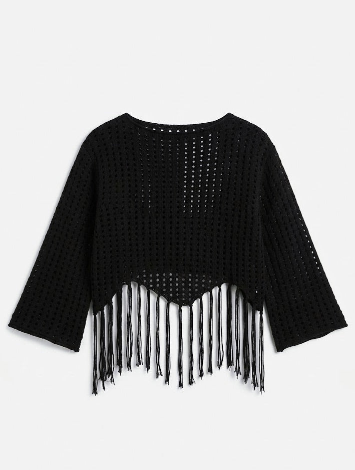 “MAGLIA A RETE CON FRANGE” kontatto