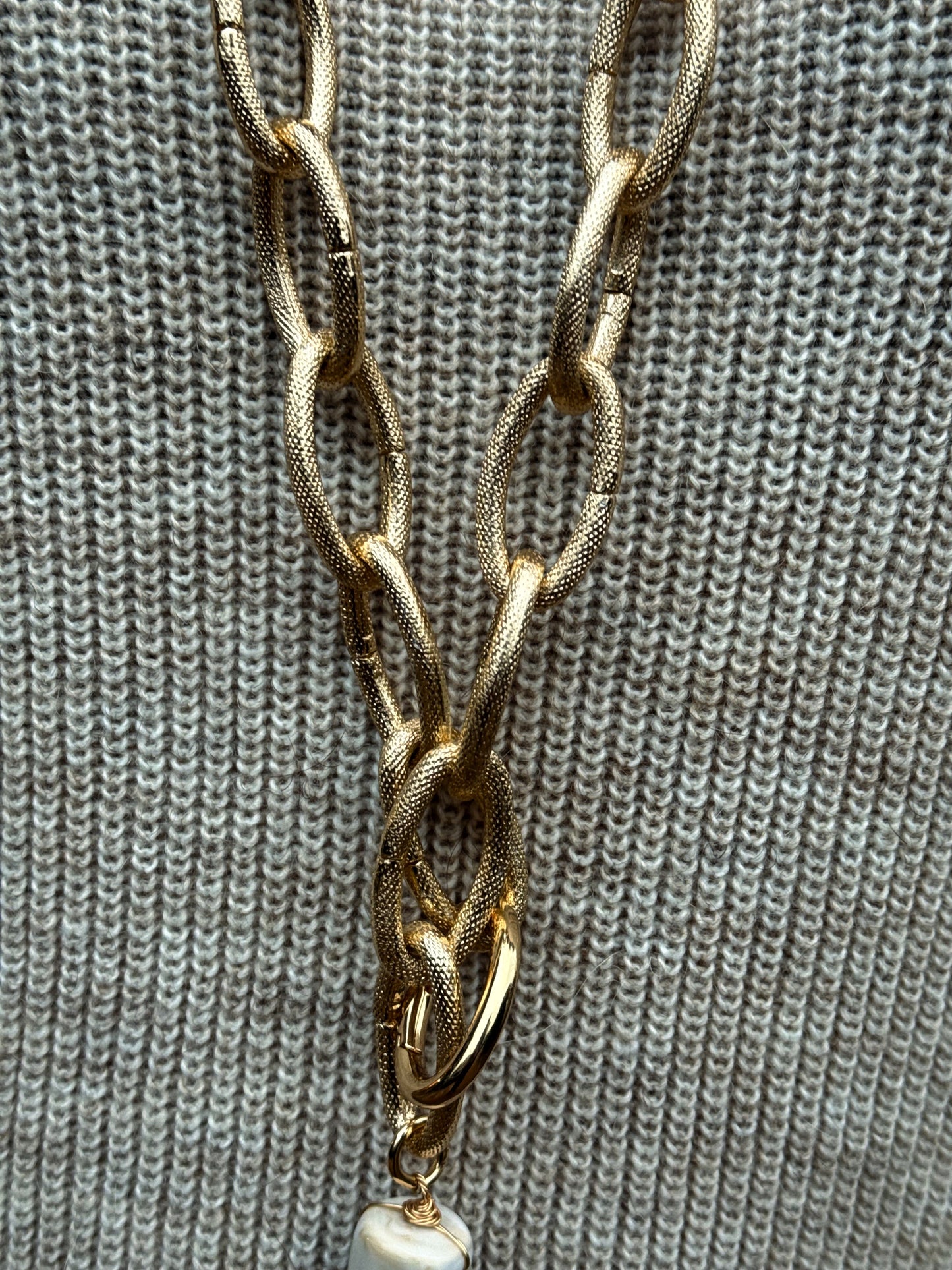 "COLLANA CORNO CATENA"