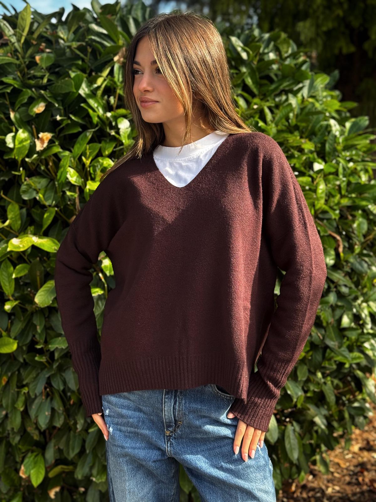 “MAGLIA SCOLLO A V” Kontatto