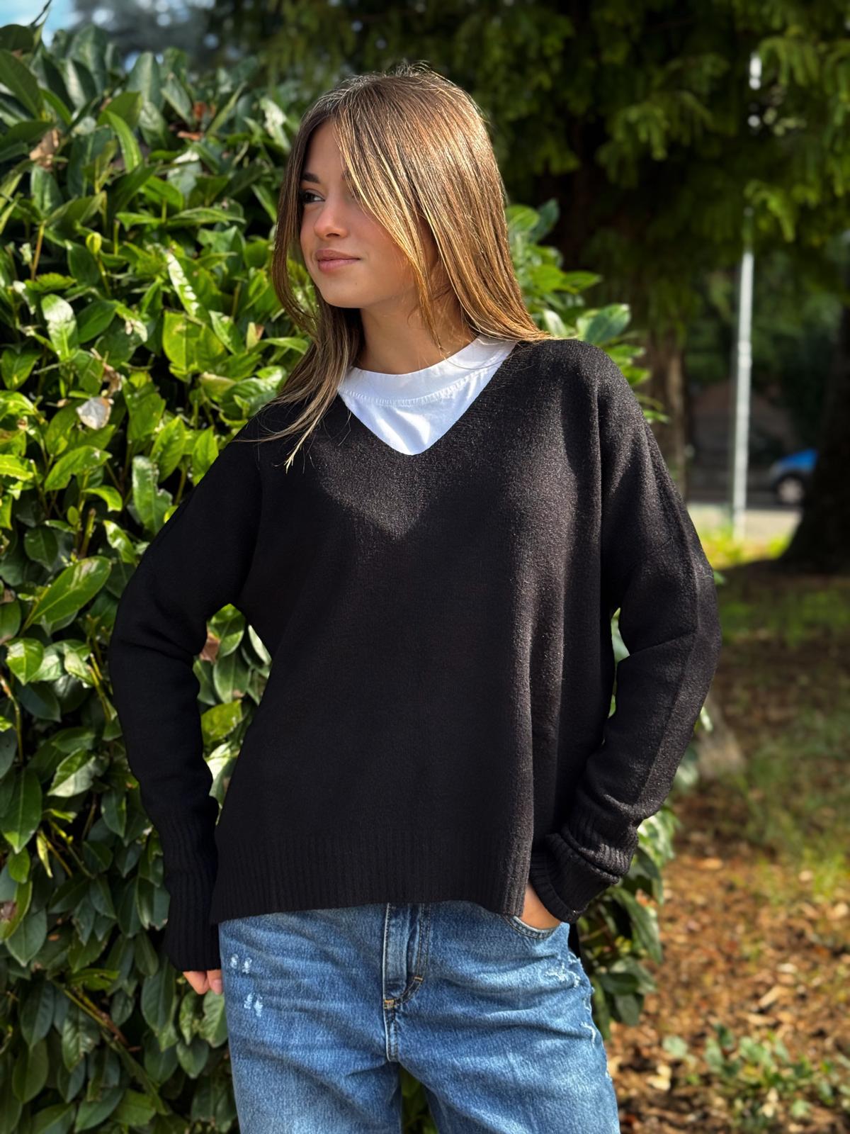 “MAGLIA SCOLLO A V” Kontatto