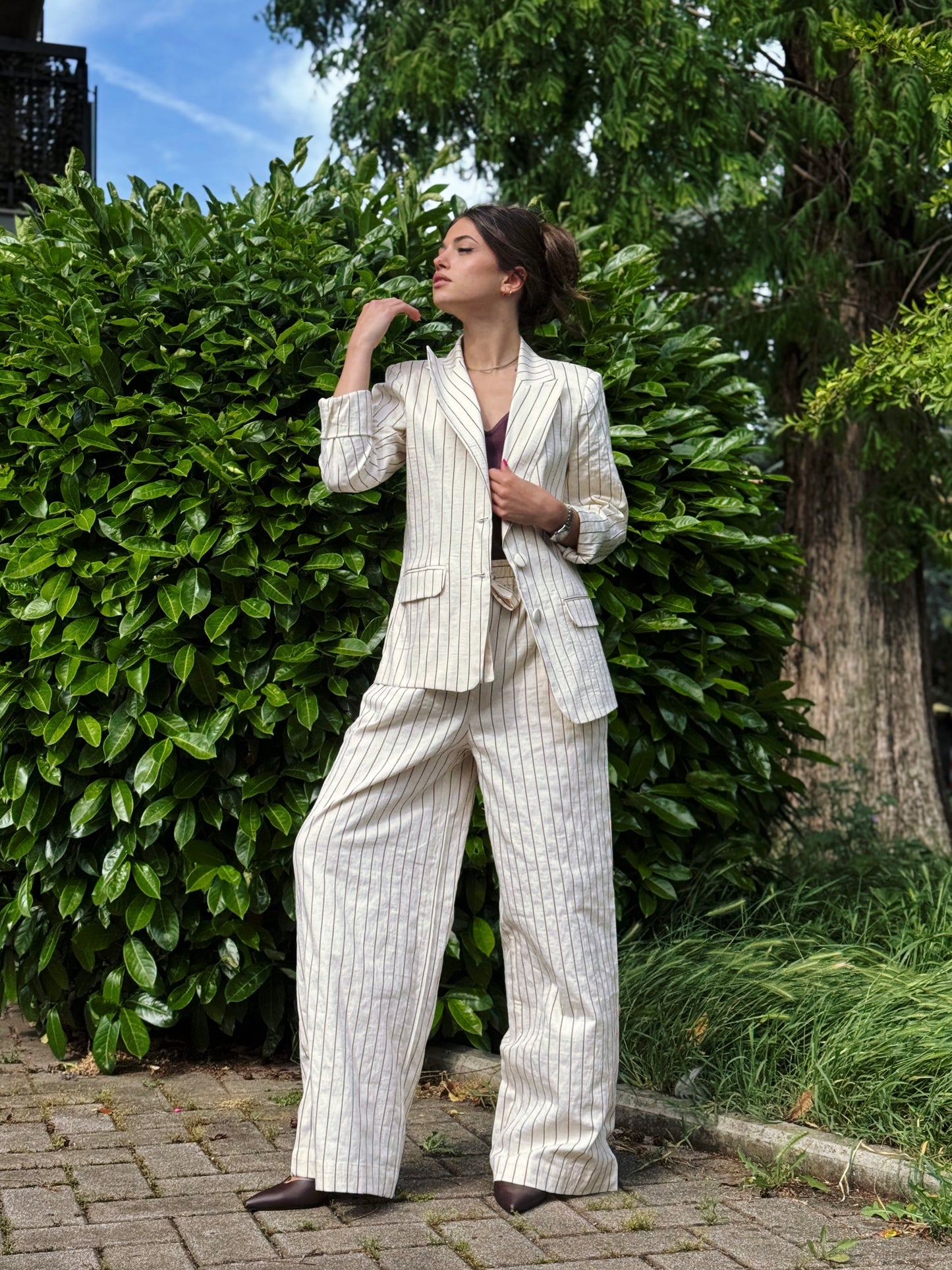 “PANTALONE GESSATO” susy mix