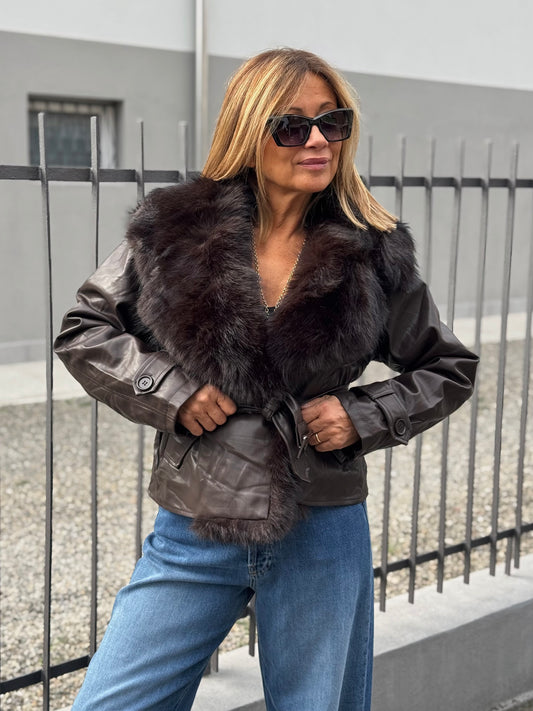 “GIUBBINO COLLO ECOPELLICCIA” Susy mix