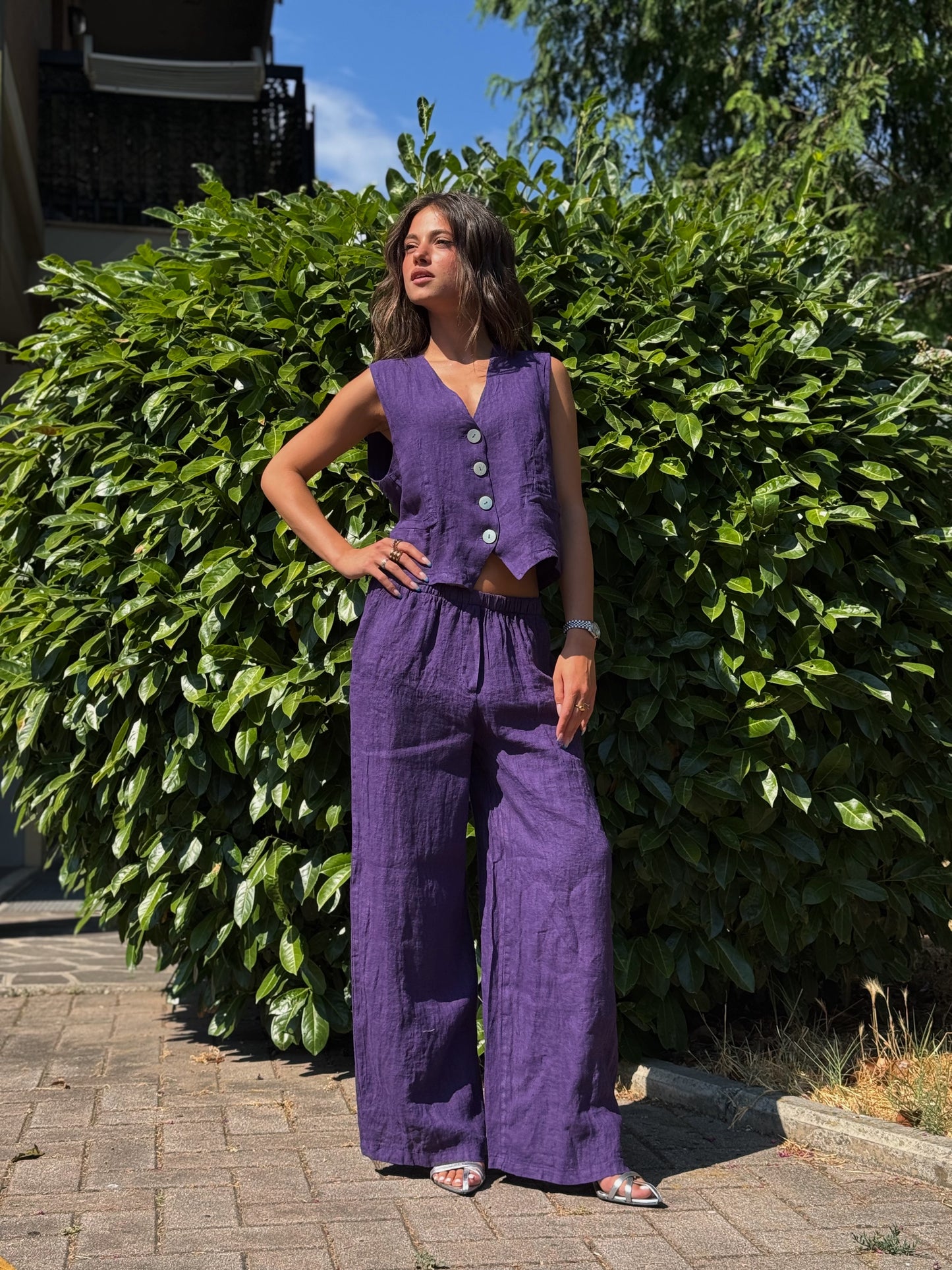 “GILET LINO” Susy mix