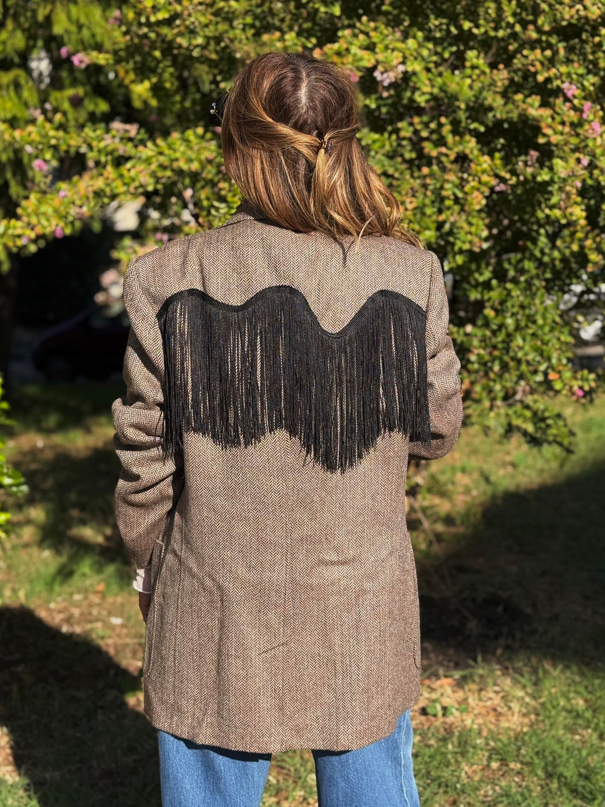 “BLAZER VINTAGE CON FRANGE” Susy mix