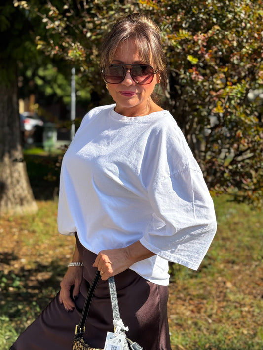 “T-SHIRT MANICA MEDIA” susy mix