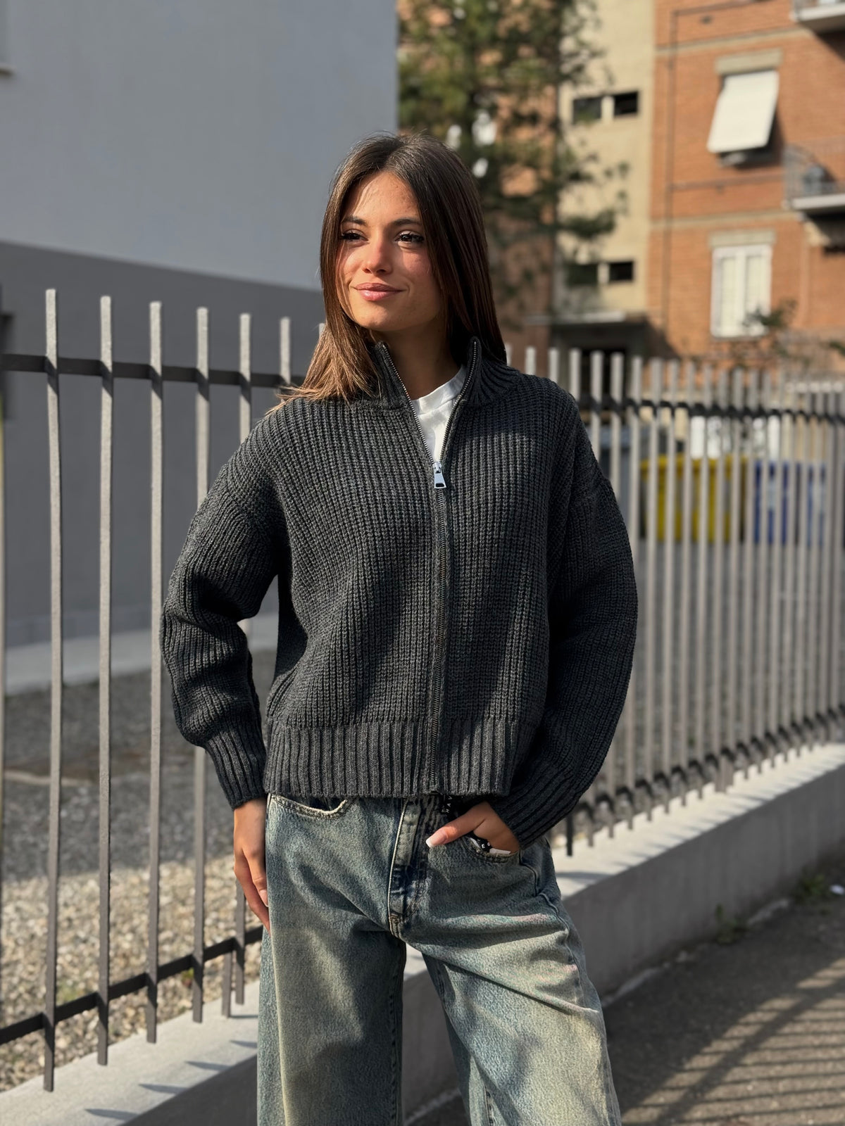 “MAGLIONE ZIP” Susy mix