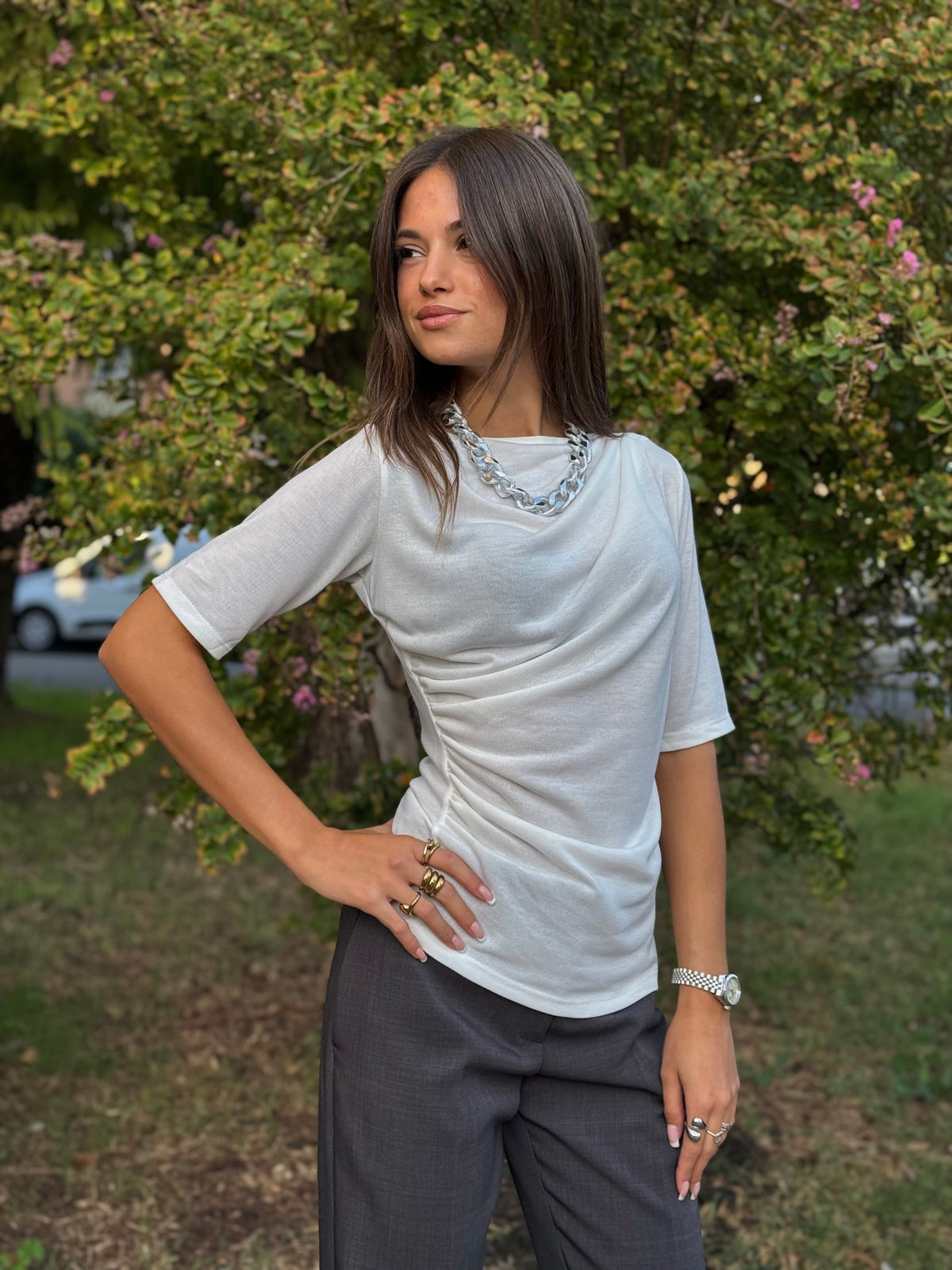 “MAGLIA MANICA ARRICCIO” Susy mix