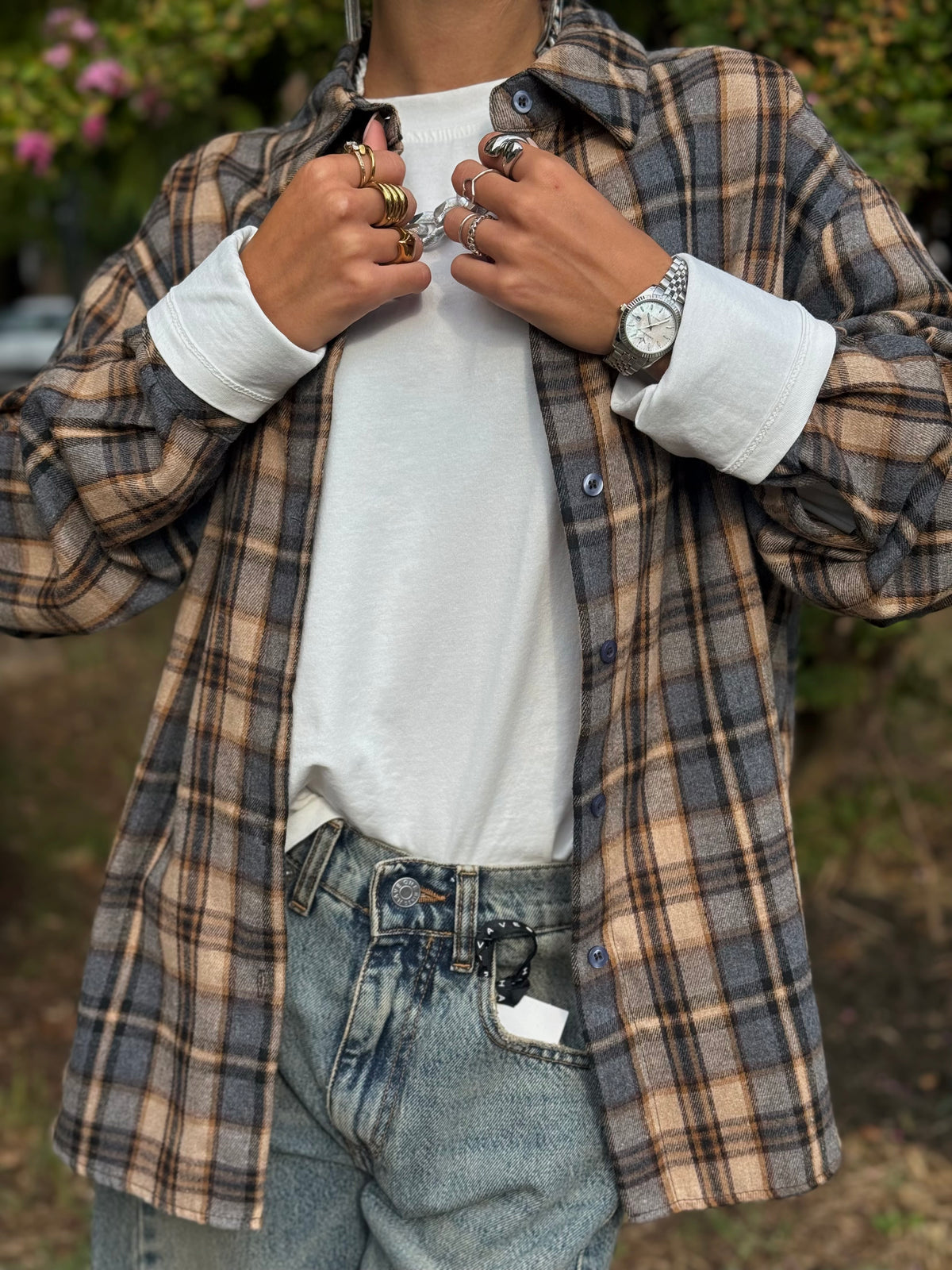 “CAMICIA COGNAC” Susy mix