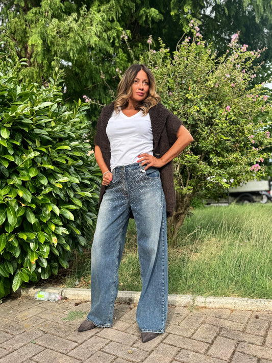 “JEANS CON STRASS” Susy mix