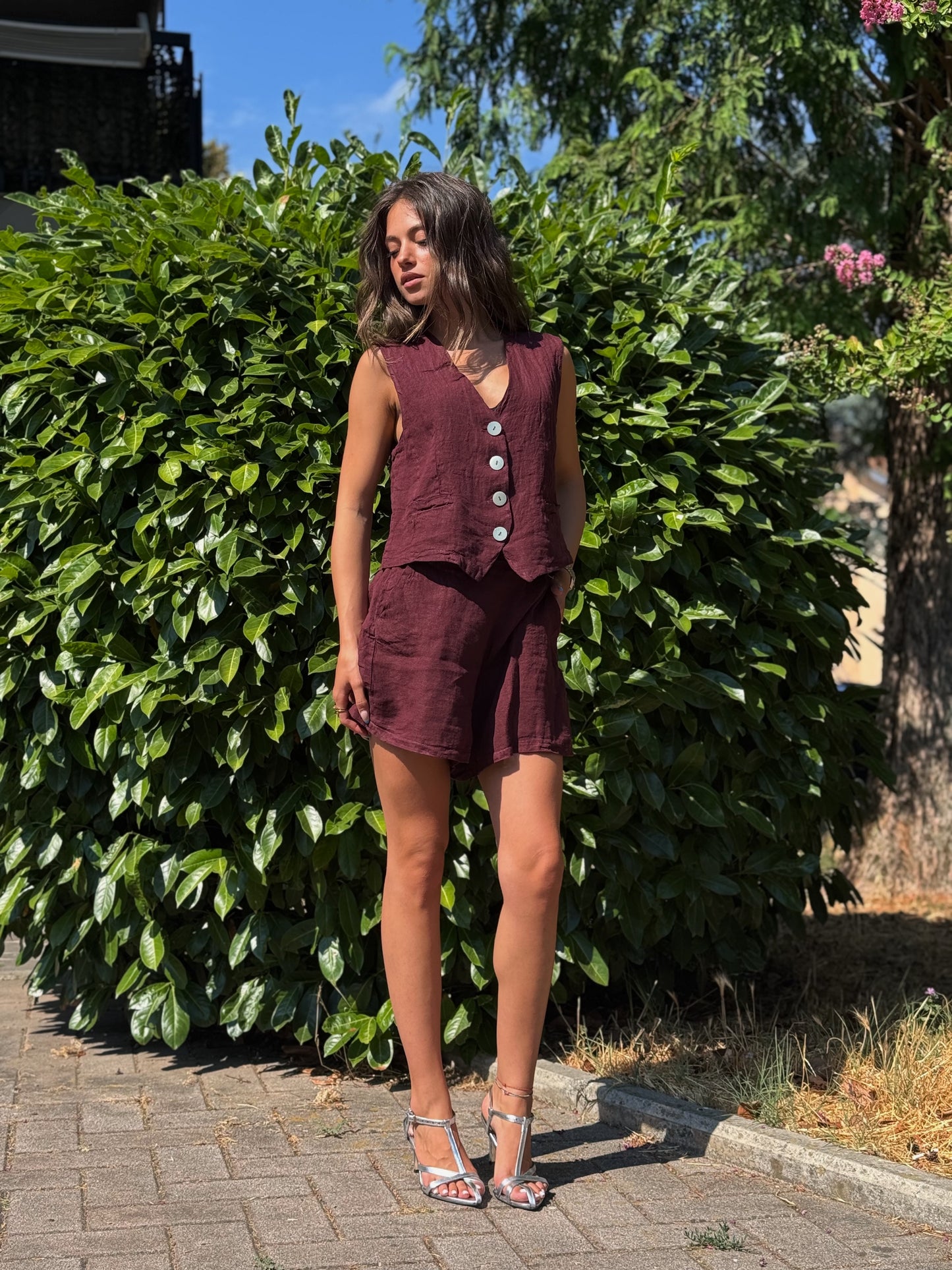 “GILET LINO” Susy mix