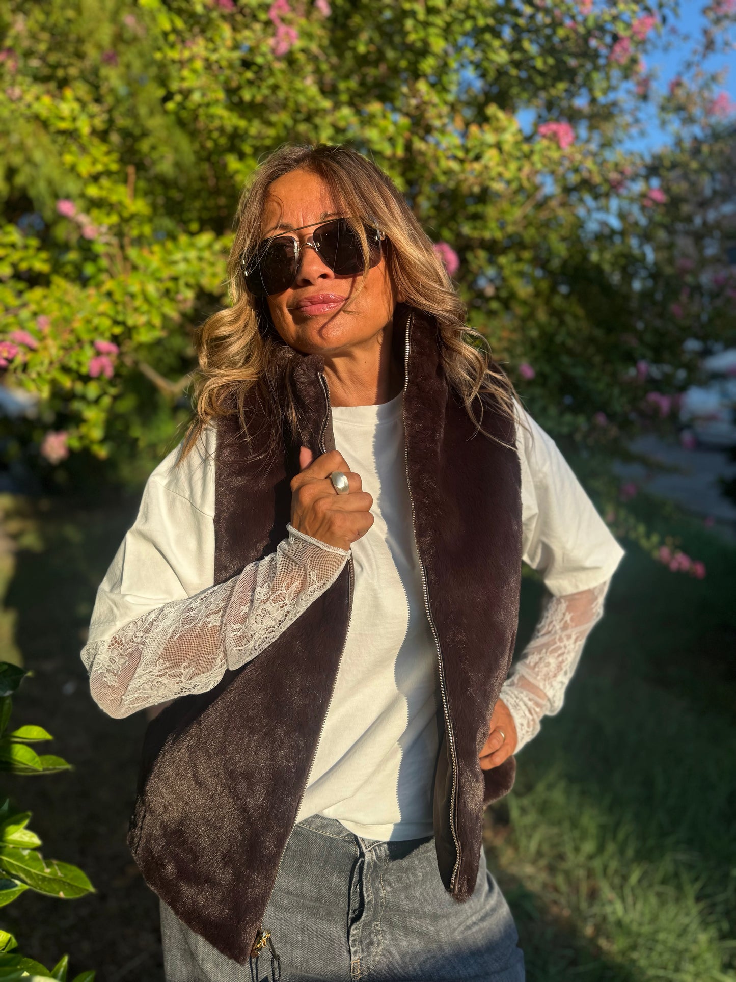 “GILET DOUBLE FACE” Susy mix