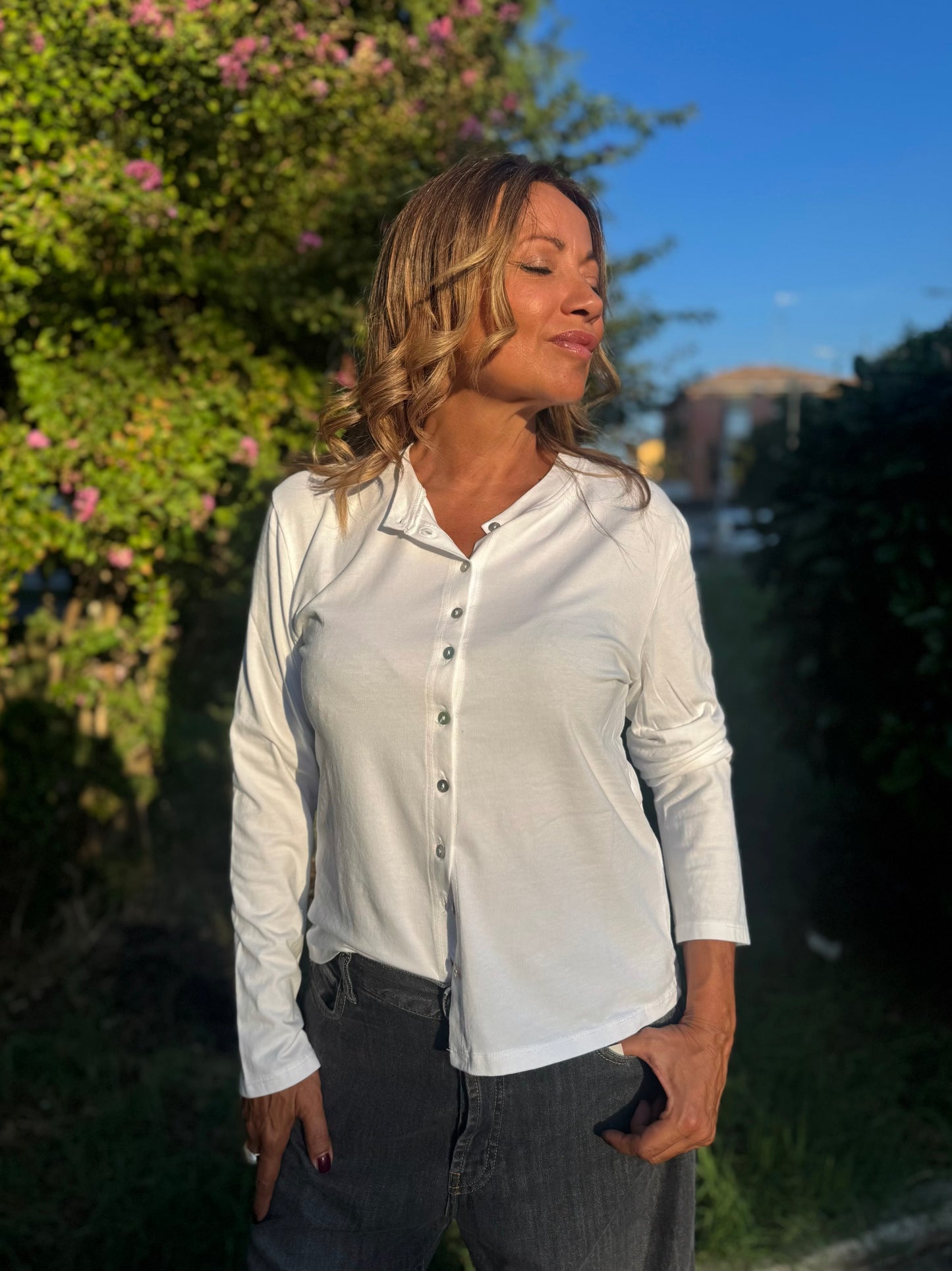 “MAGLIA CON BOTTONI” Susy mix
