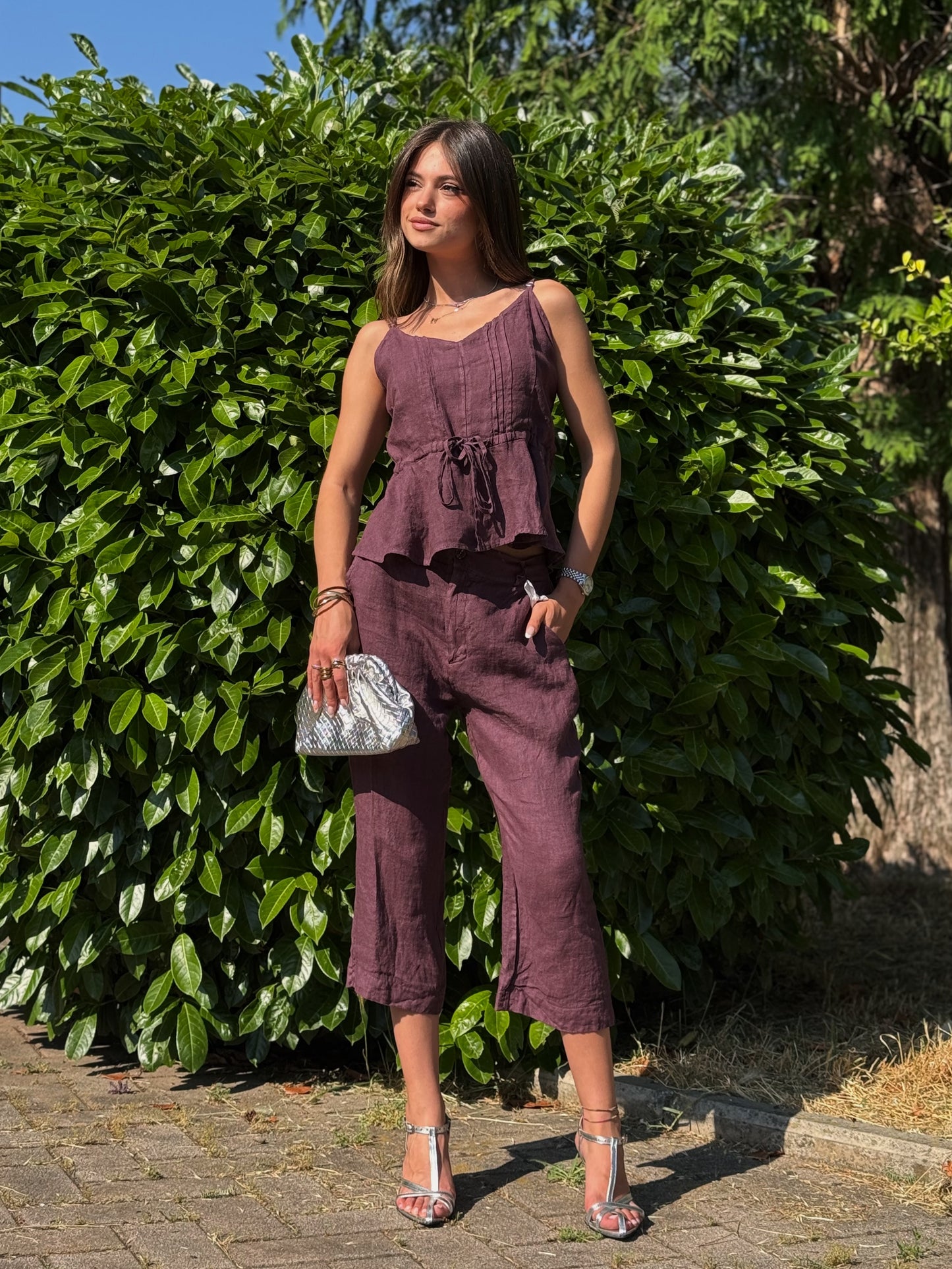 “PANTALONE IN LINO” Susy mix