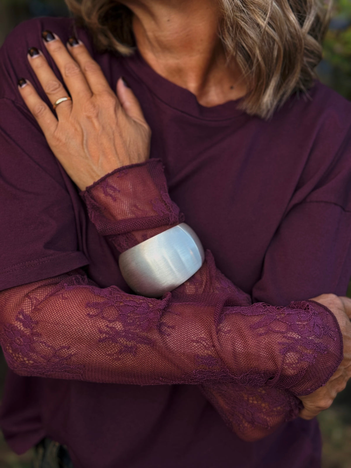 “MAGLIA CON PIZZO” Susy mix