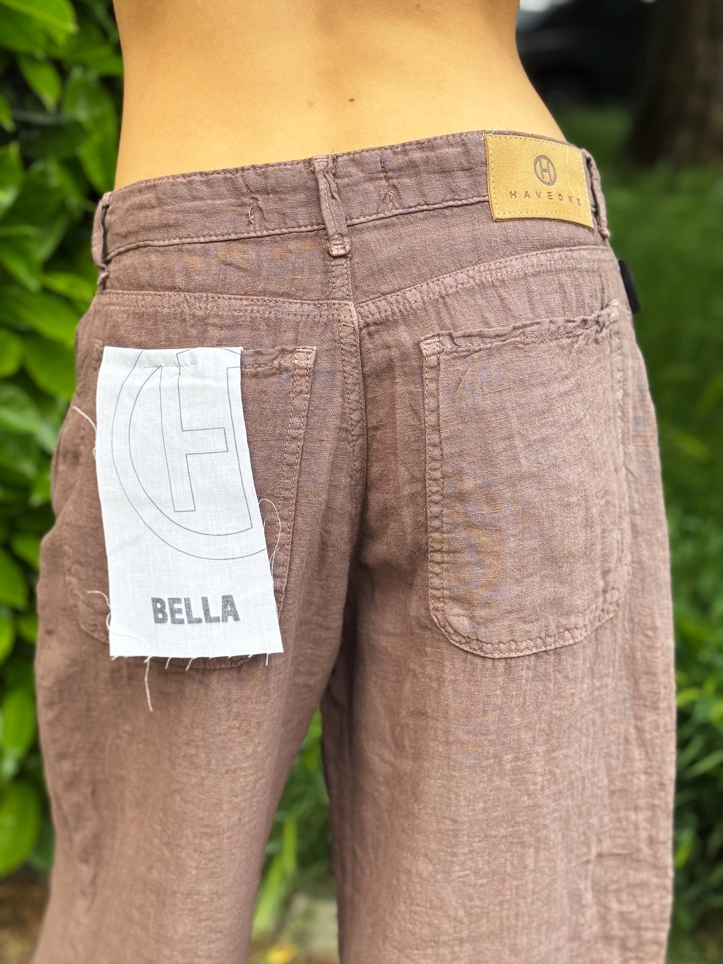 “PANTALONE BELLA IN LINO” Have one