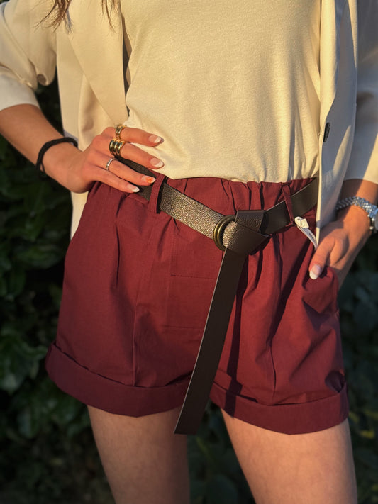 “SHORT CON CINTURA” Susy mix
