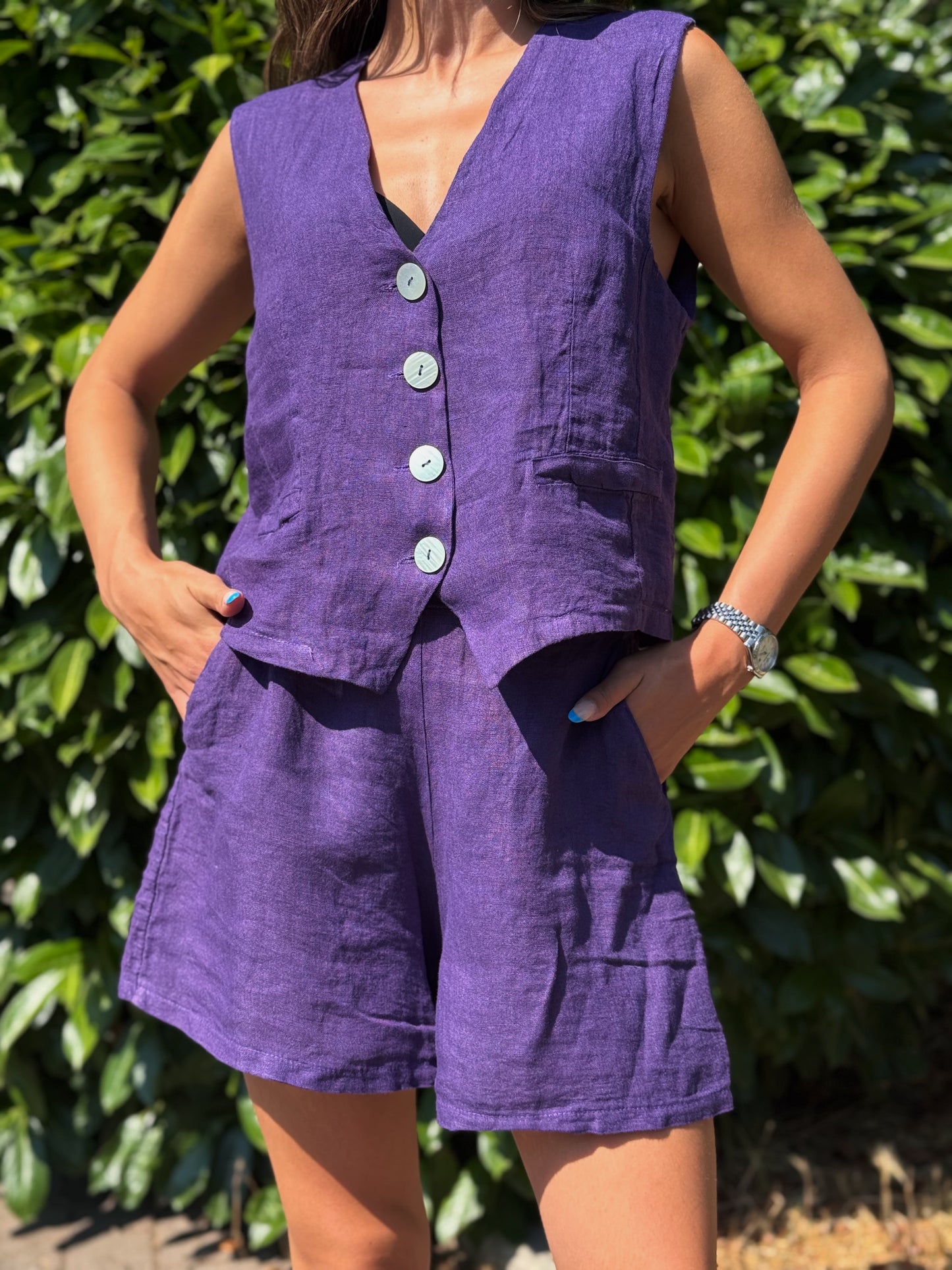 “GILET LINO” Susy mix