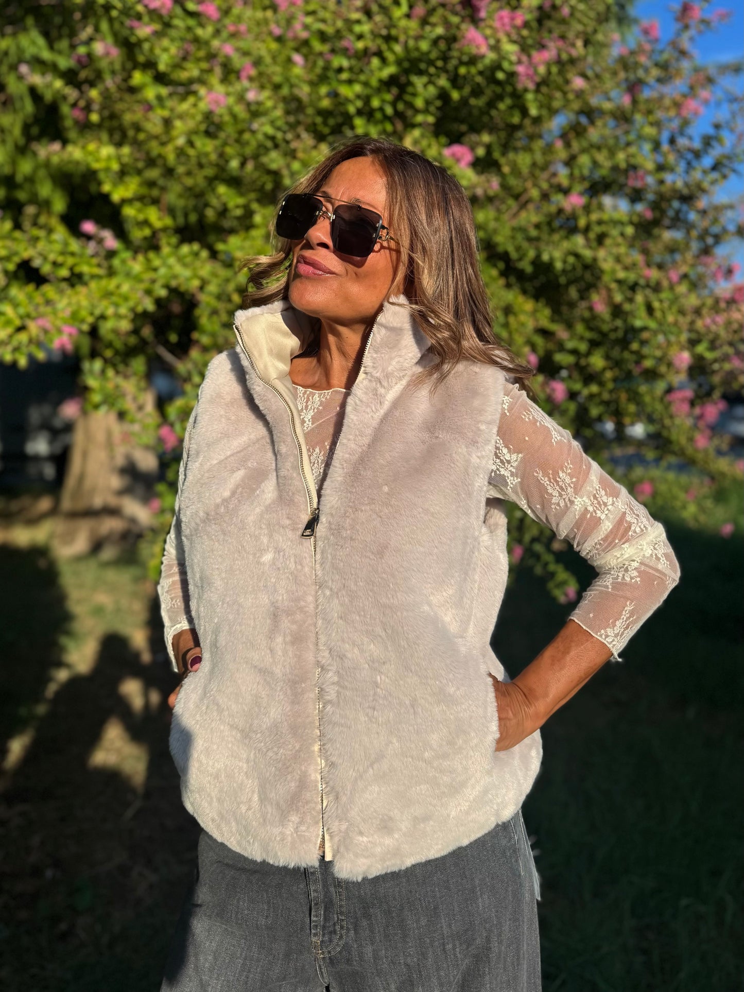 “GILET DOUBLE FACE” Susy mix