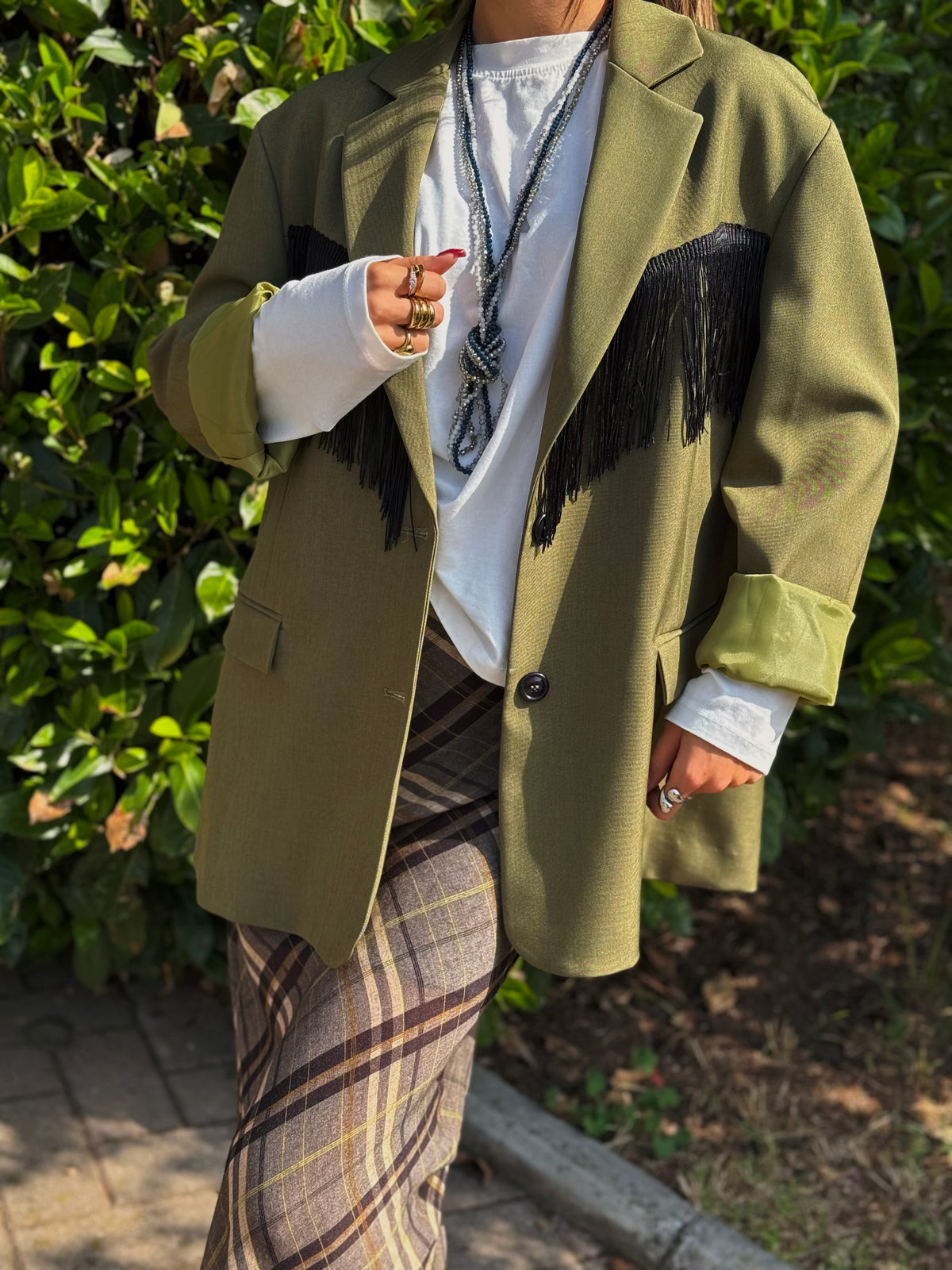“BLAZER CON FRANGE” Have one