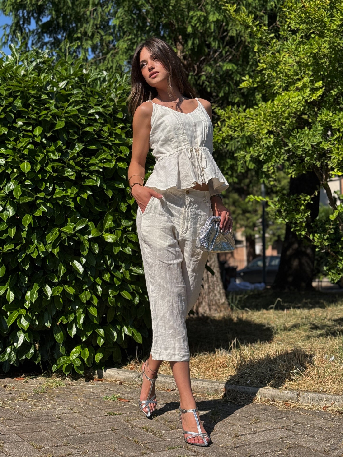 “PANTALONE IN LINO” Susy mix