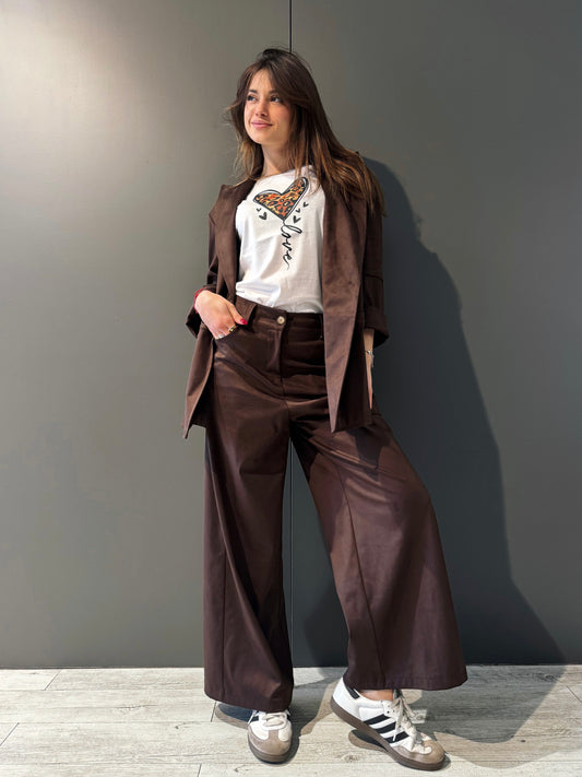 KONTATTO- PANTALONE SUEDE