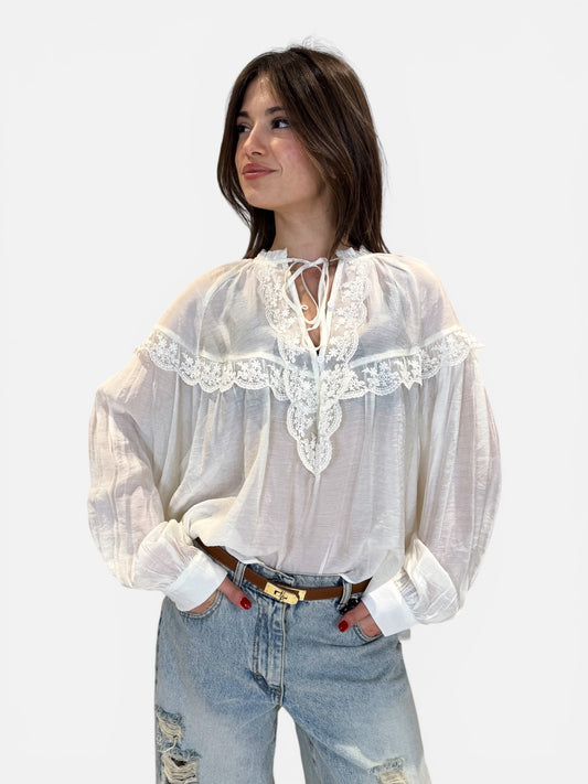“CAMICIA INSERTI PIZZO” You decide