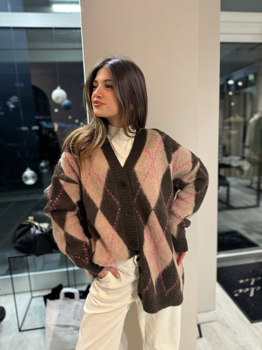 "CARDIGAN FANTASIA ROMBI" Kontatto