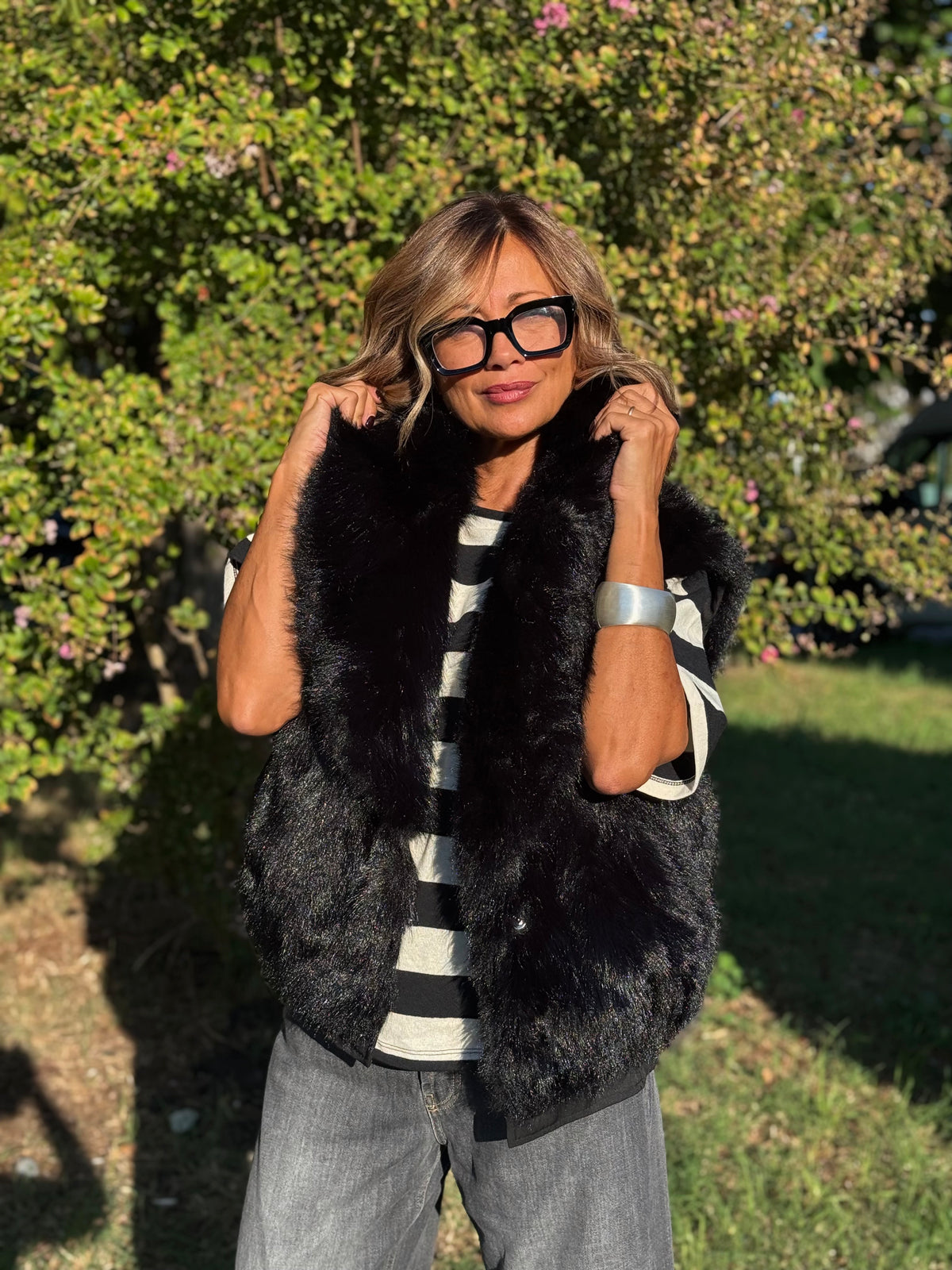 “GILET ECOPELLICCIA” Susy mix