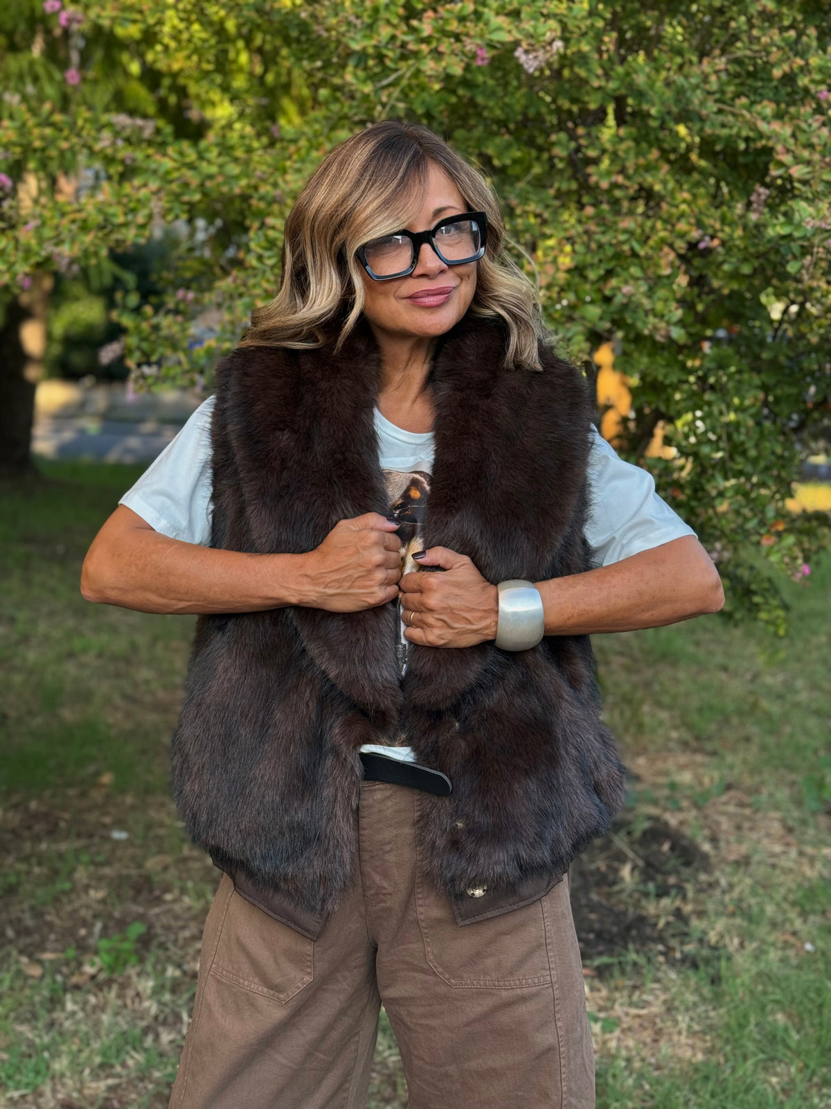 “GILET ECOPELLICCIA” Susy mix