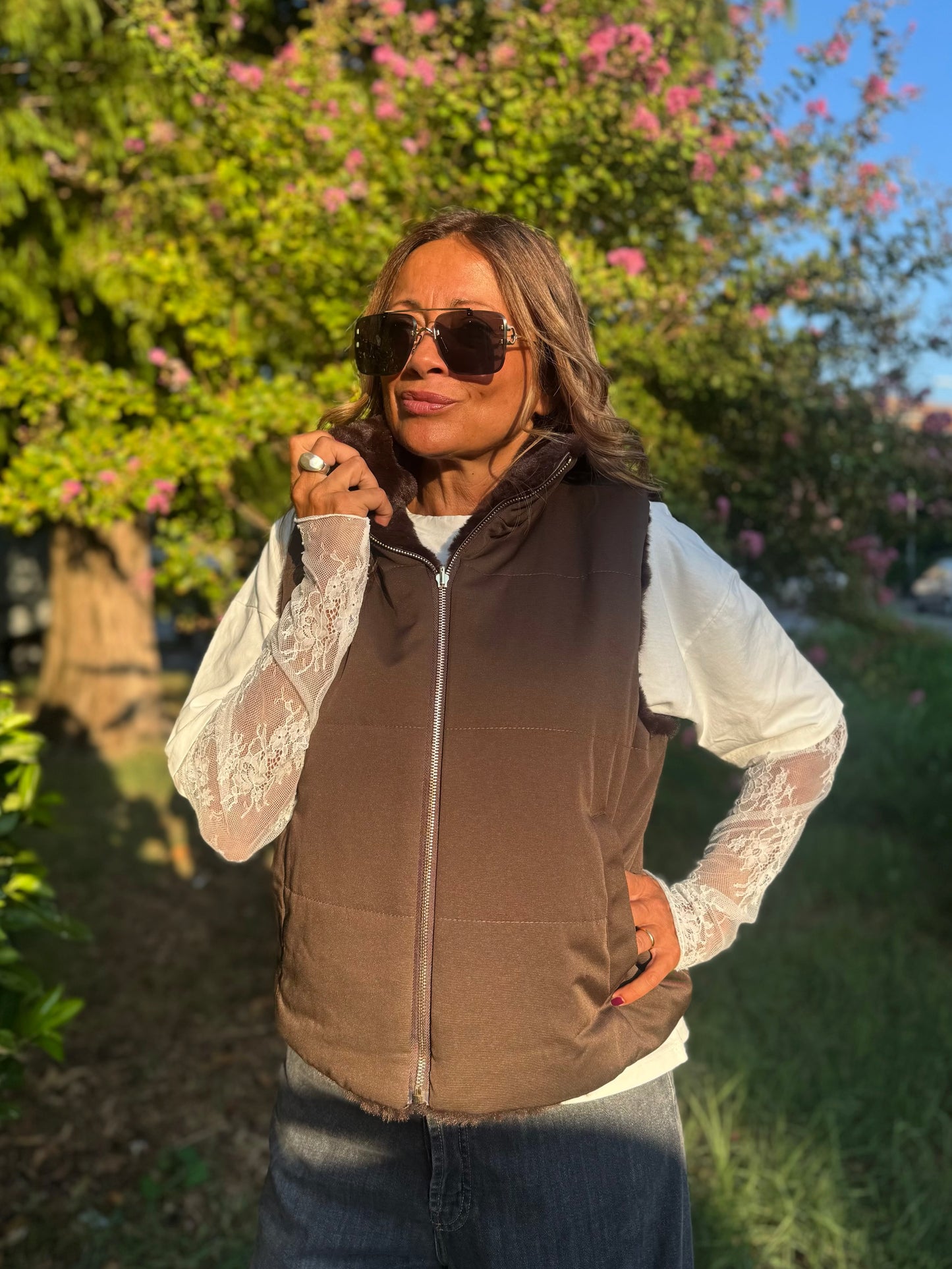 “GILET DOUBLE FACE” Susy mix